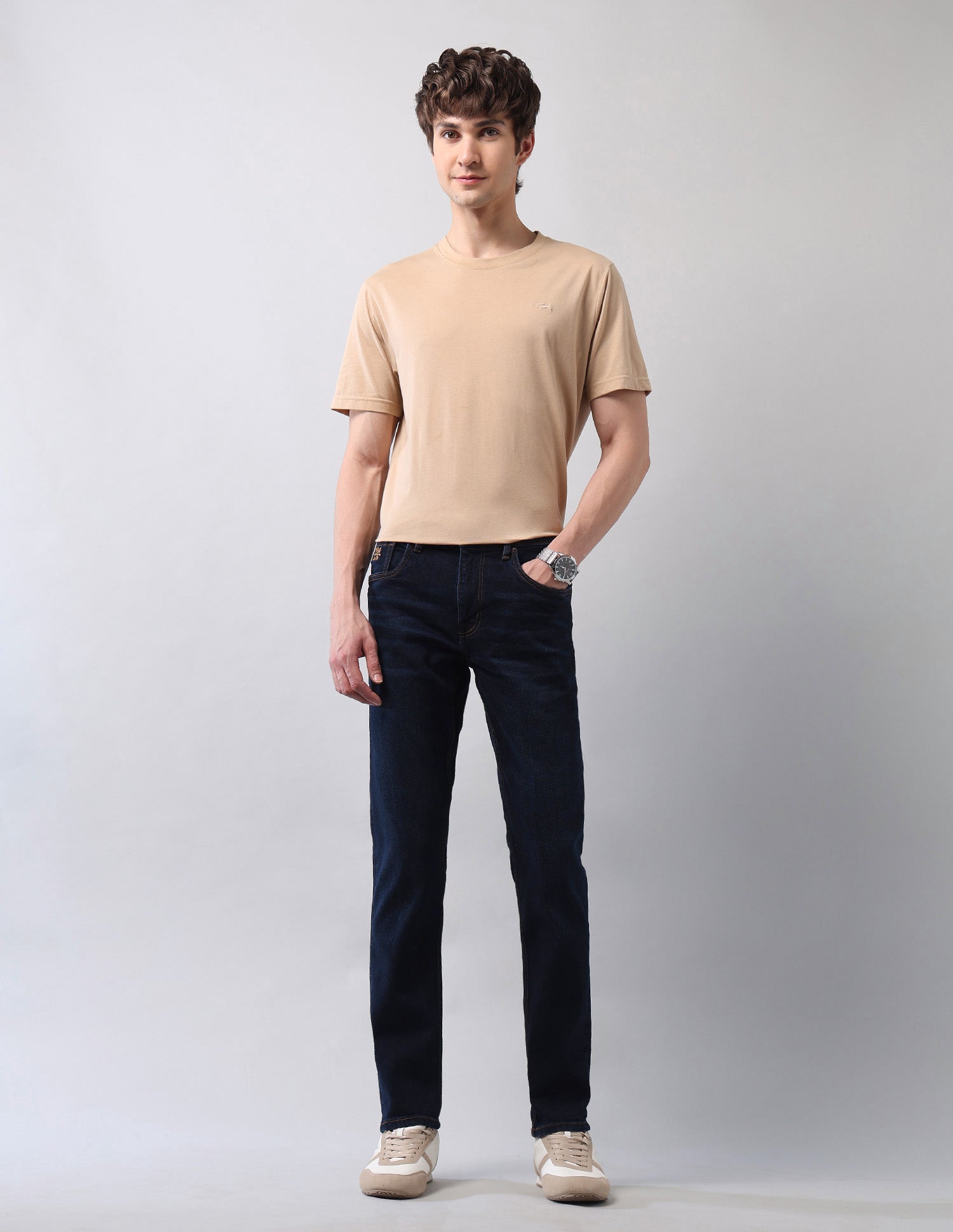 Brandon Slim Tapered Fit Blue Jeans Blue - U.S. POLO ASSN. | Large