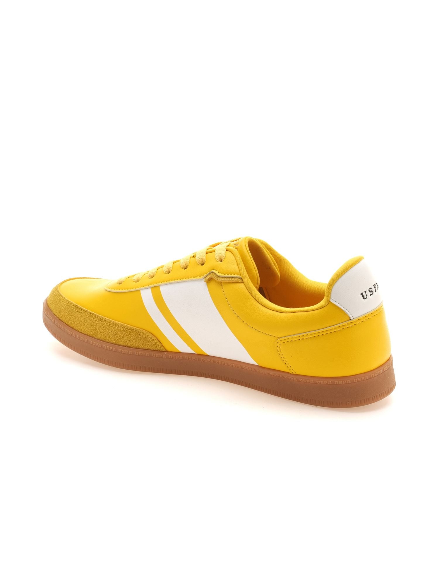 Men Hilton Colourblocked Sneakers Yellow - U.S. Polo Assn. India | Large