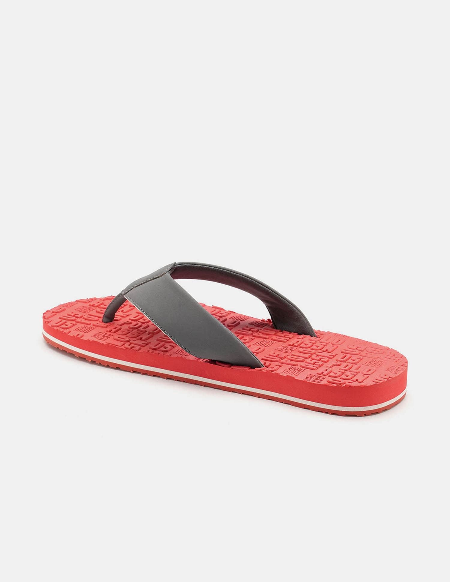 Men Rodri Brand Printed Flip Flops Orange - U.S. POLO ASSN. | Large