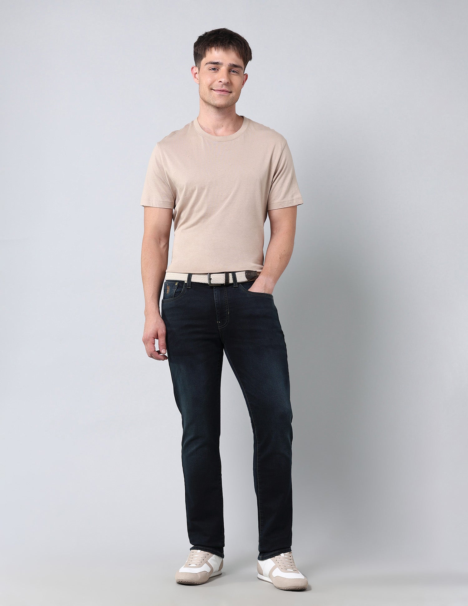 Regallo Skinny Fit Ultra Soft Jeans Blue - U.S. Polo Assn. India | Large
