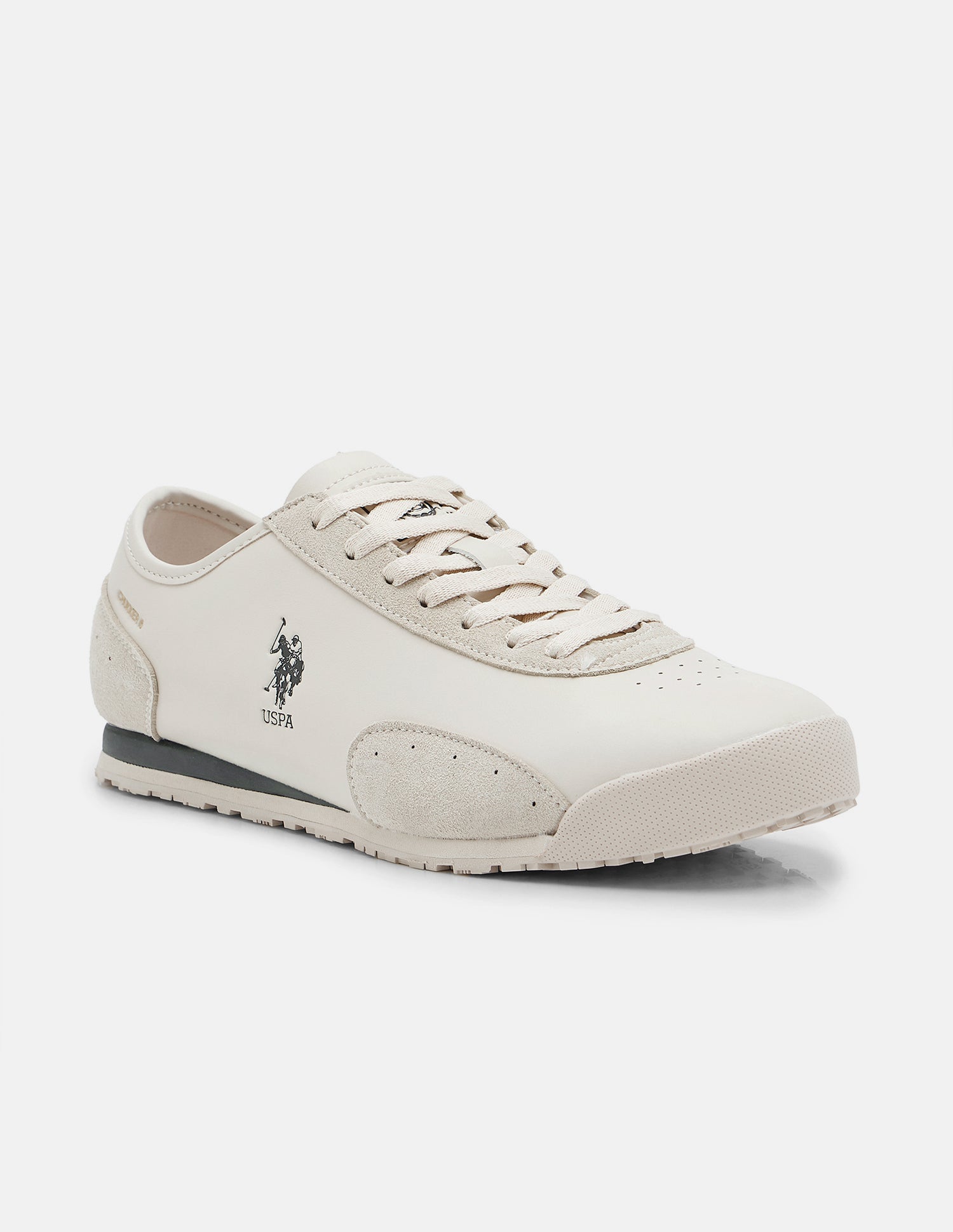 Round Toe Chukker 6 Suede Sneakers Beige - U.S. Polo Assn. India | Large