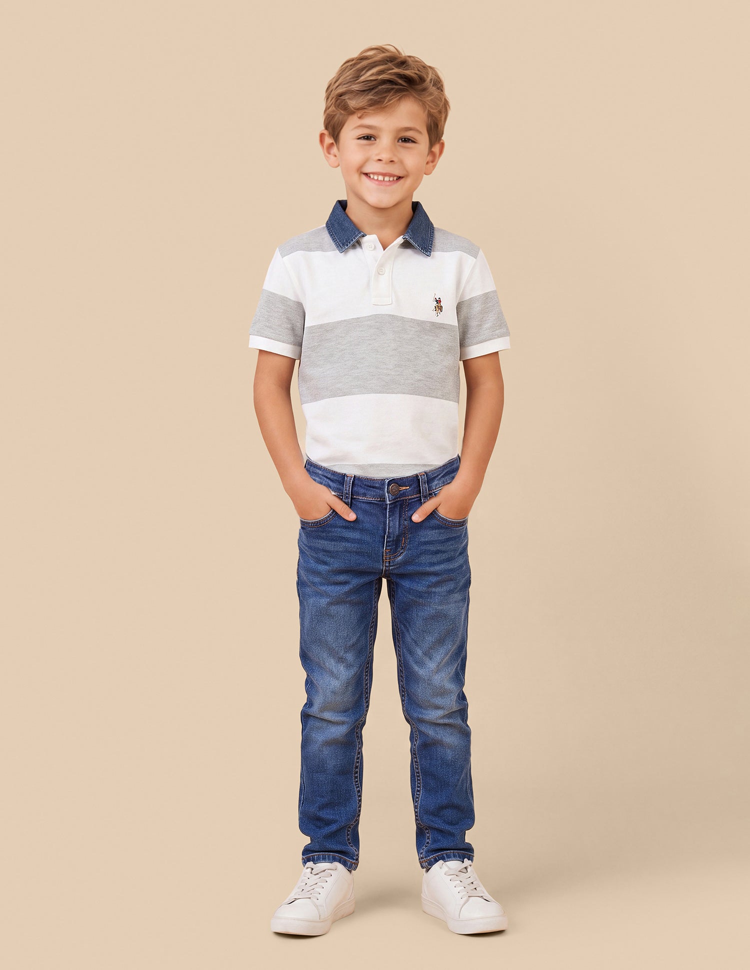 Slim Fit Blue Jeans Dark Blue - U.S. Polo Assn. India | Large
