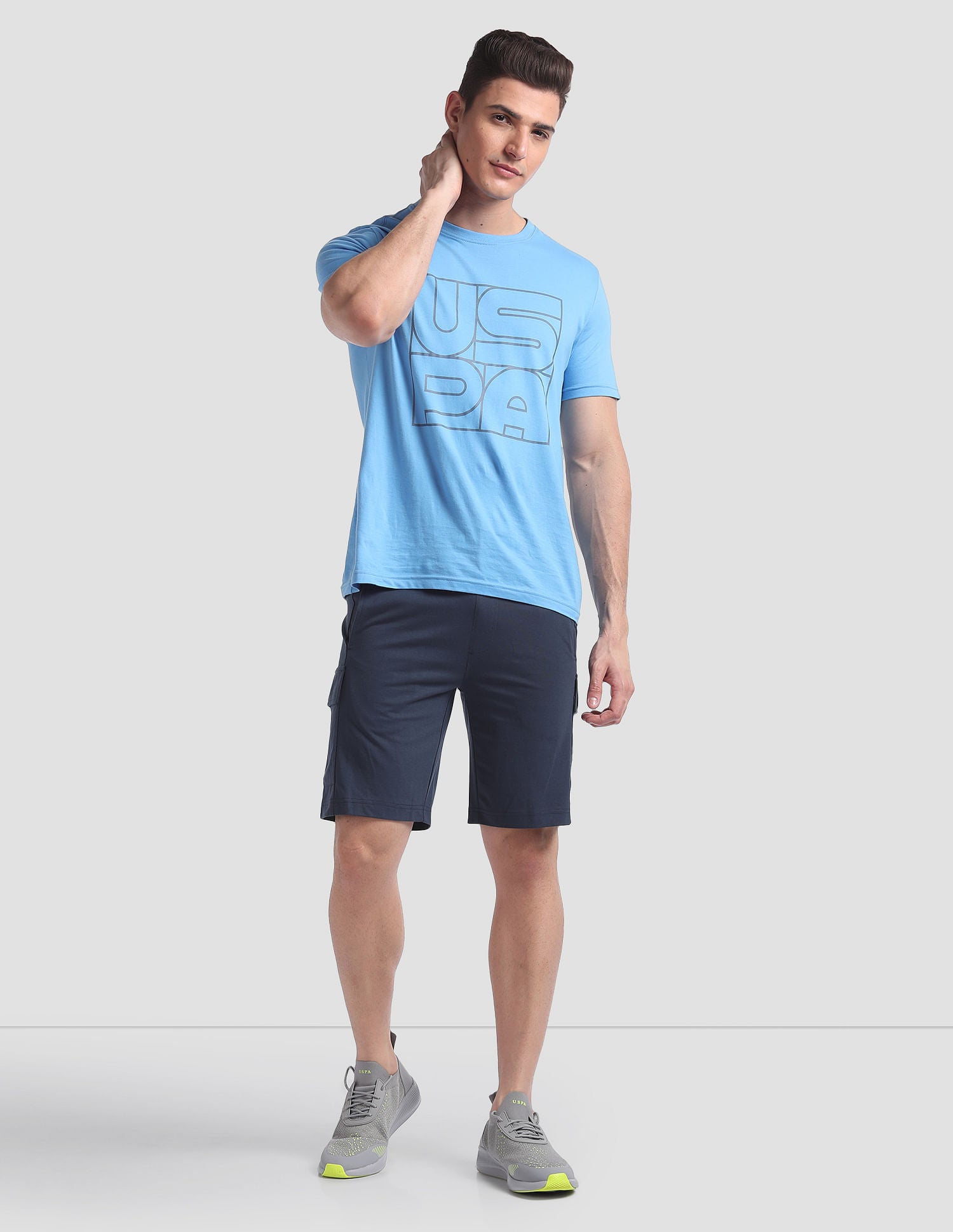 Cargo Pocket OES02 Lounge Shorts - Pack Of 1 Navy - U.S. POLO ASSN. | Large