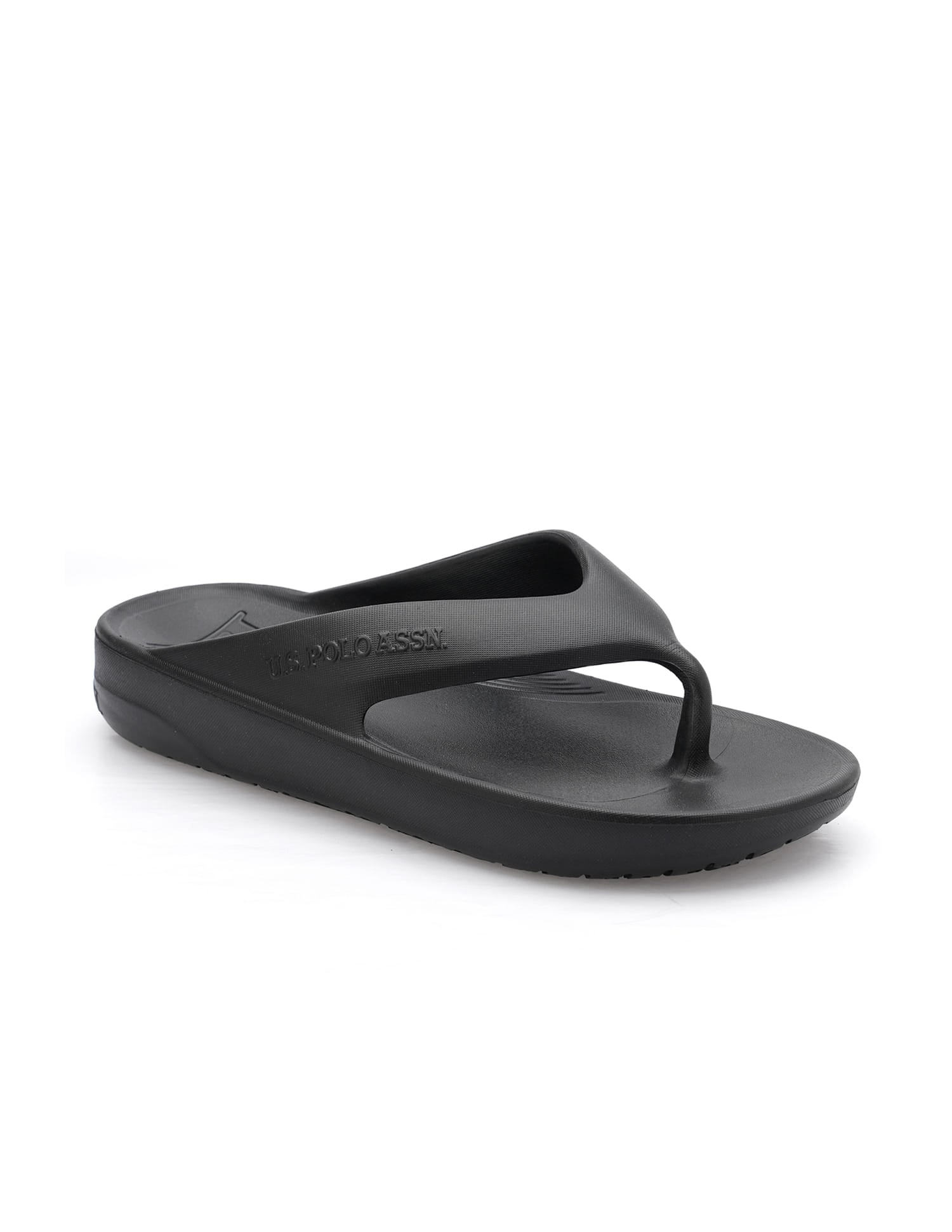 Men Axel 2.0 Black Foam Walk Flip Flop Black - U.S. Polo Assn. India | Large