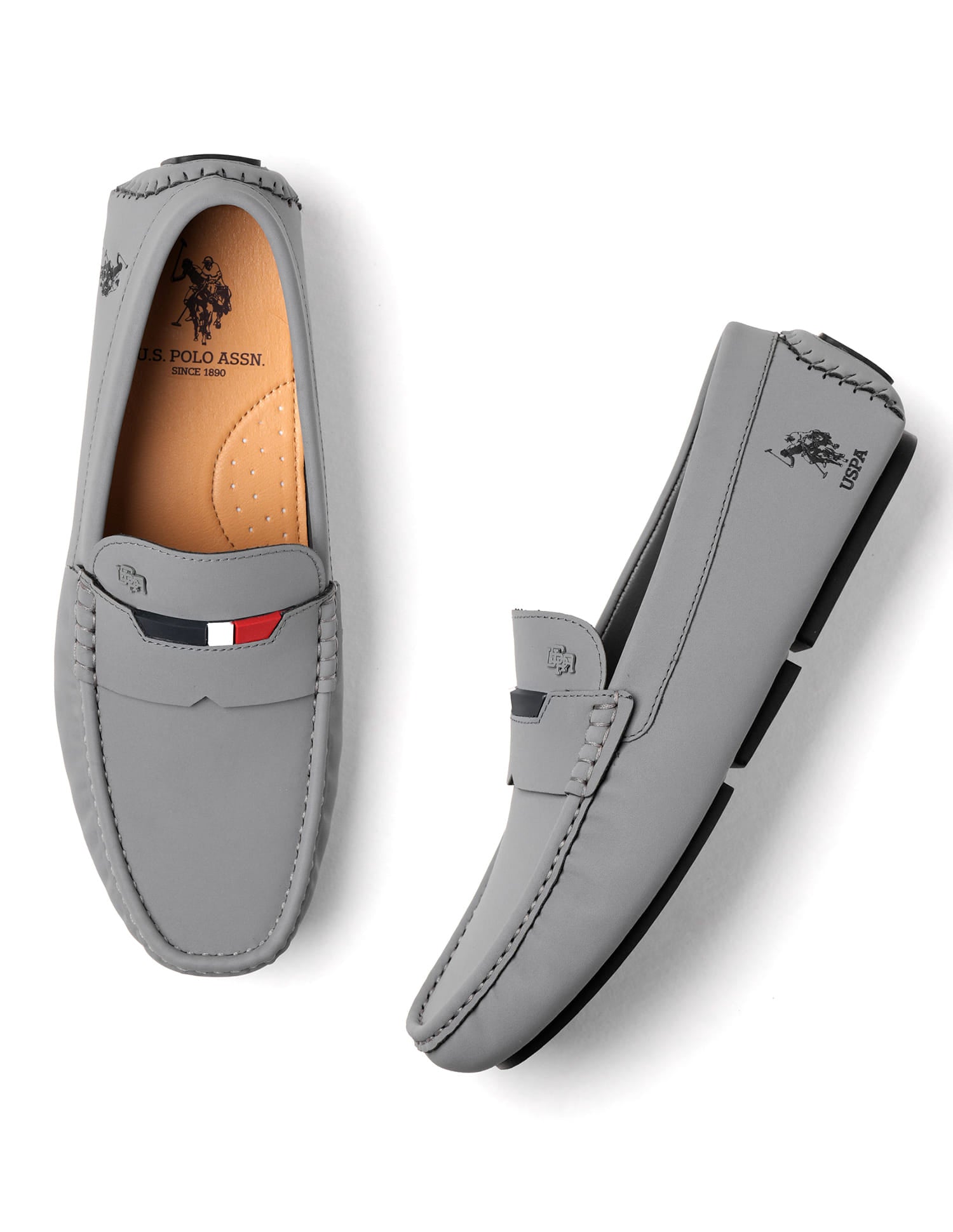Men Galer 2.0 Loafers Grey - U.S. Polo Assn. India | Large