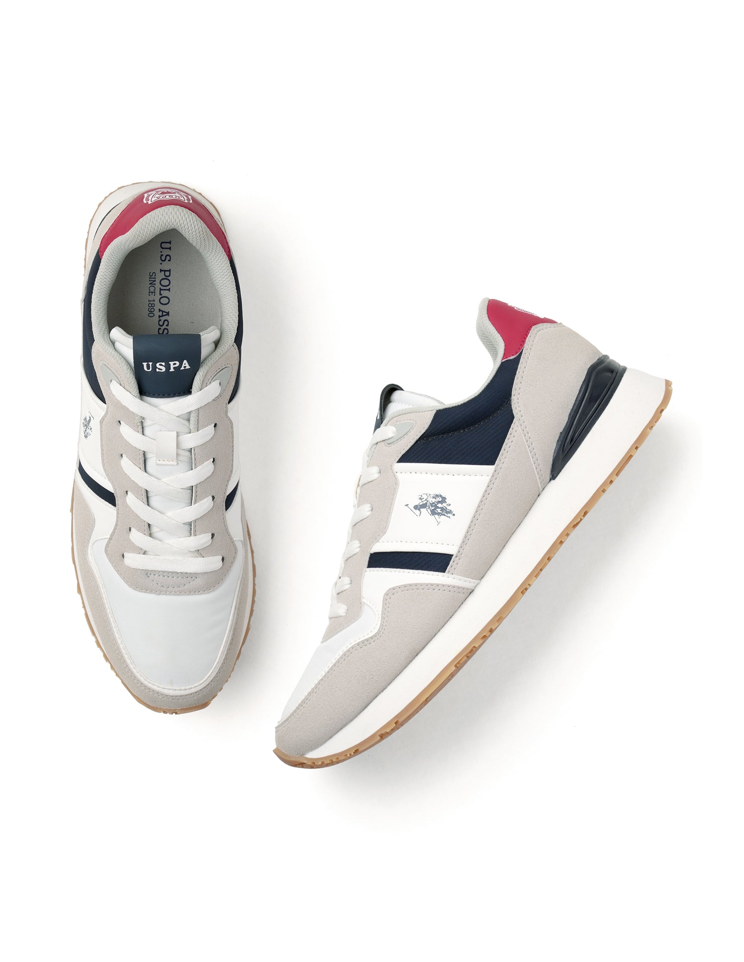 Men Orson 2.0 Colourblocked Sneakers White - U.S. POLO ASSN. | Large