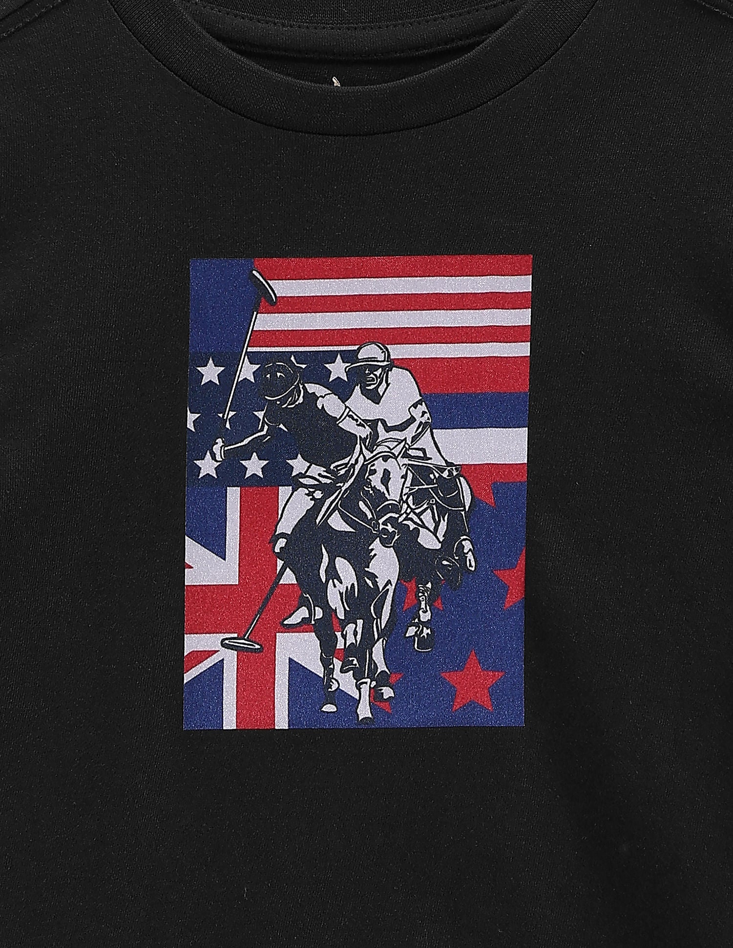 Graphic Print Cotton T-Shirt Dark Olive - U.S. POLO ASSN. | Large