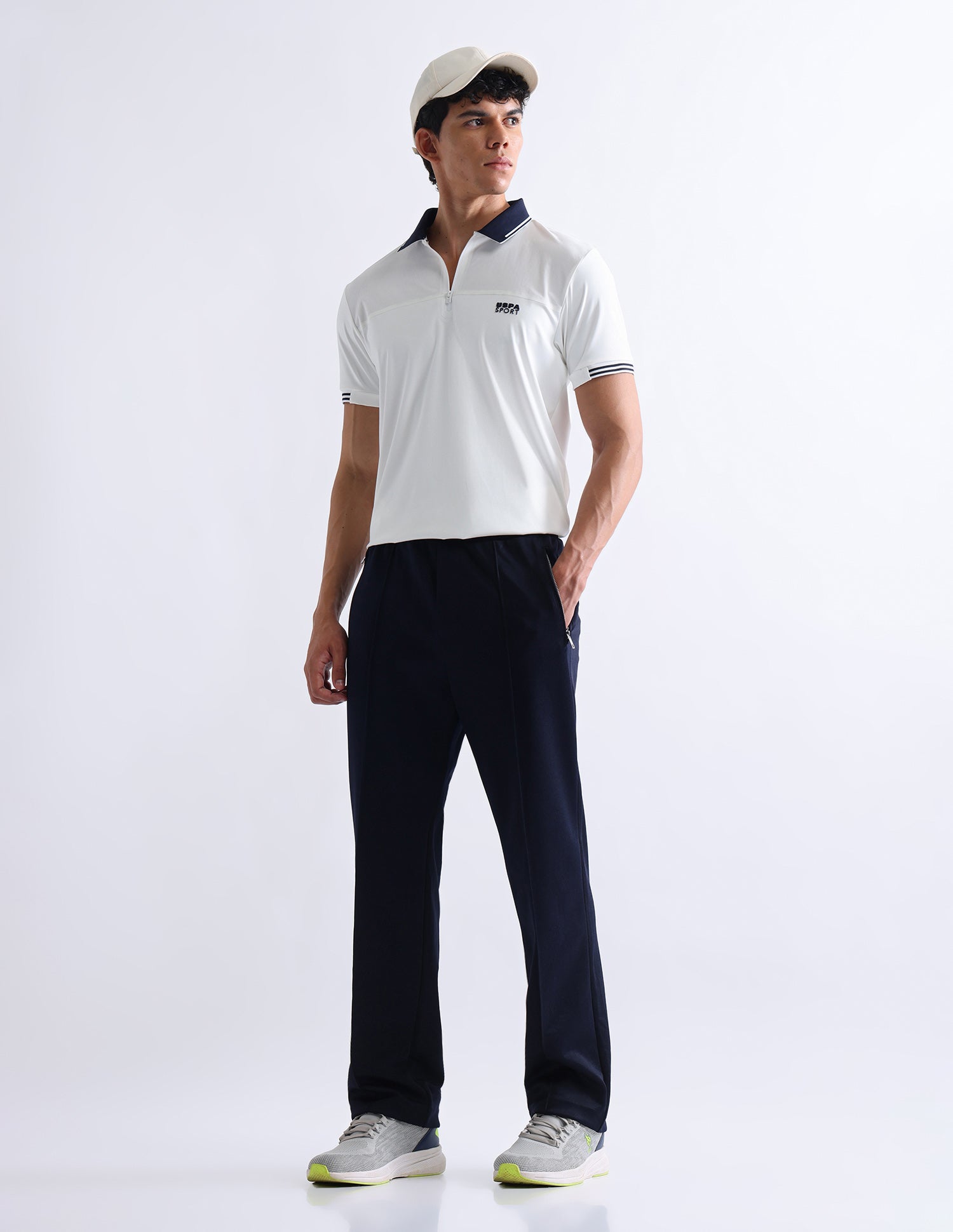 Solid Slim Fit Polo Shirt White - U.S. Polo Assn. India | Large