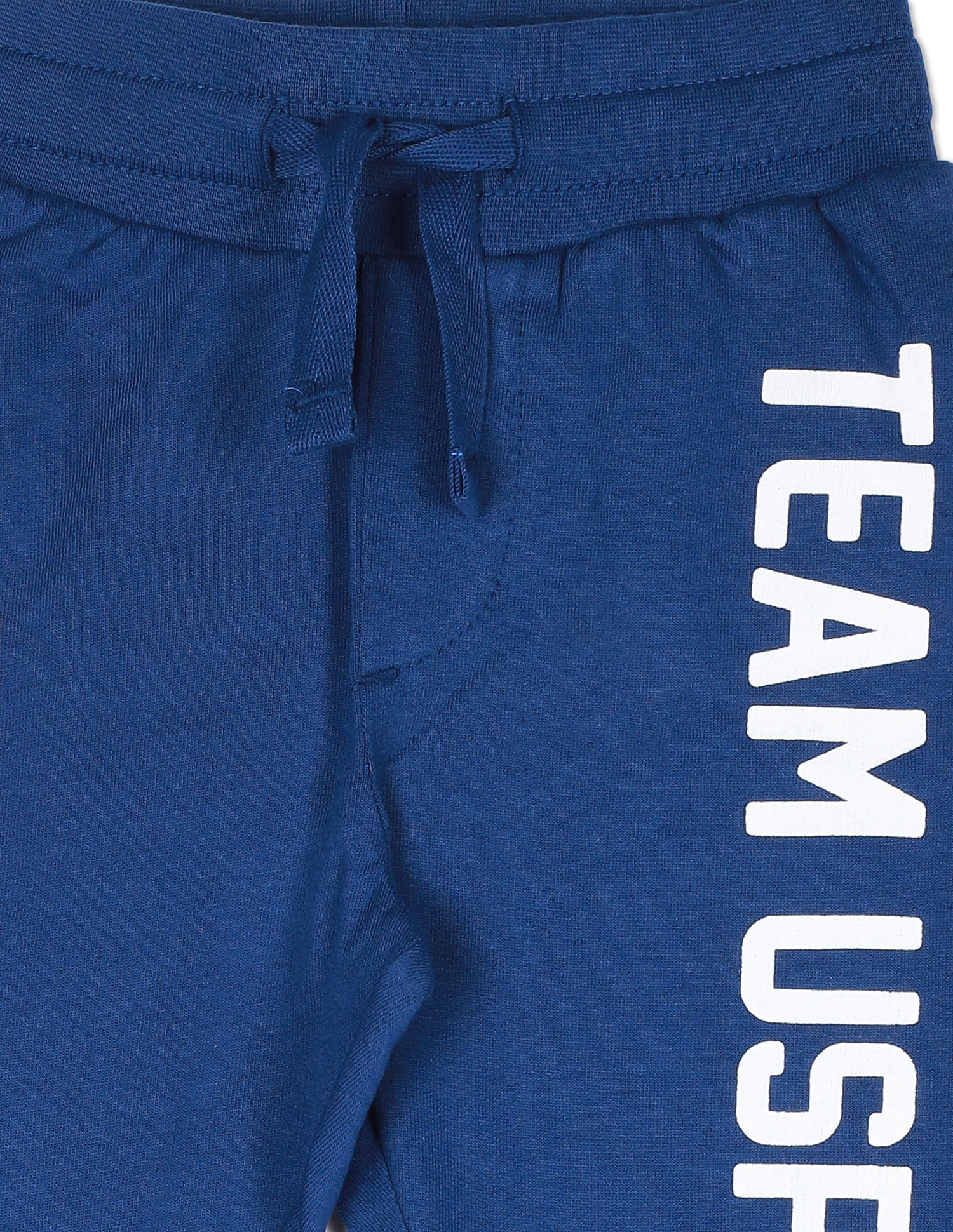 Cotton Brand Print Joggers Navy - U.S. POLO ASSN. | Large