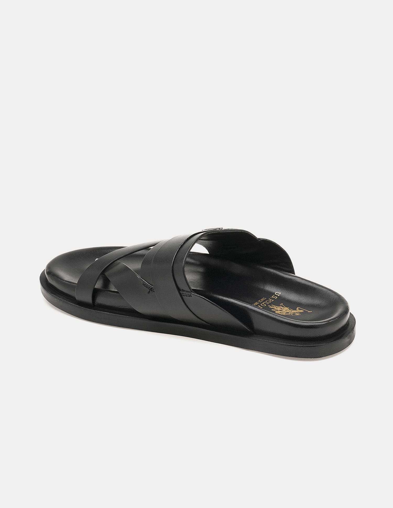 Men Buckle Strap Koke Sandals Black - U.S. POLO ASSN. | Large