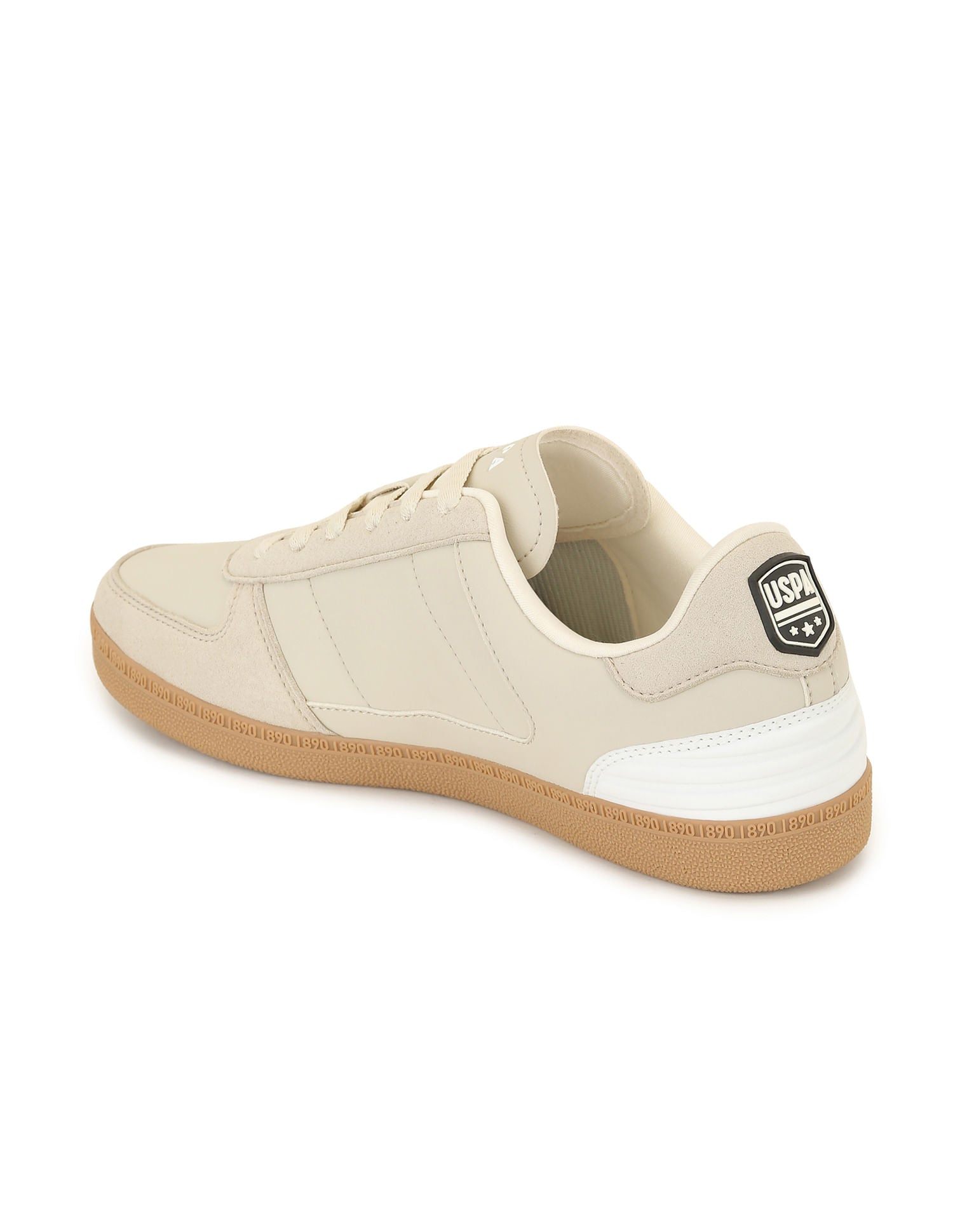 Men Round Toe Terrace Sneakers Beige - U.S. POLO ASSN. | Large