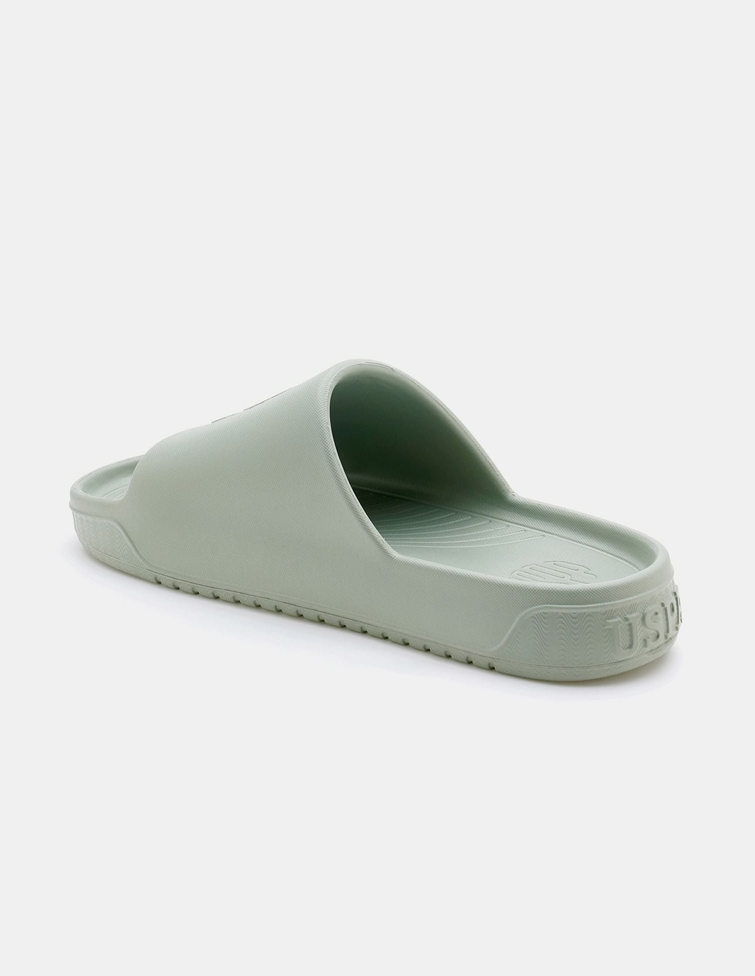 Men Palmer Open Toe Slippers Light Green - U.S. POLO ASSN. | Large