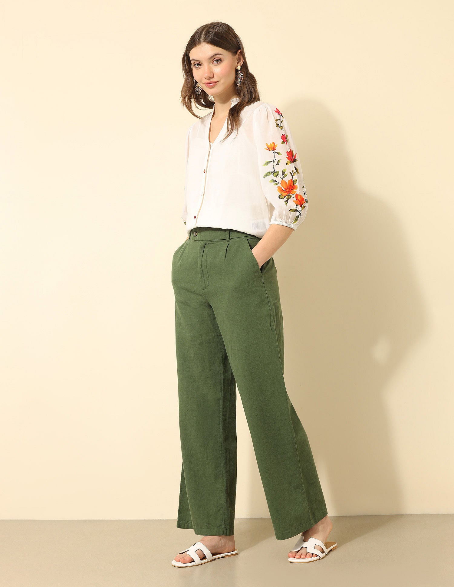 Sheer Solid Regular Fit Top White - U.S. POLO ASSN. | Large