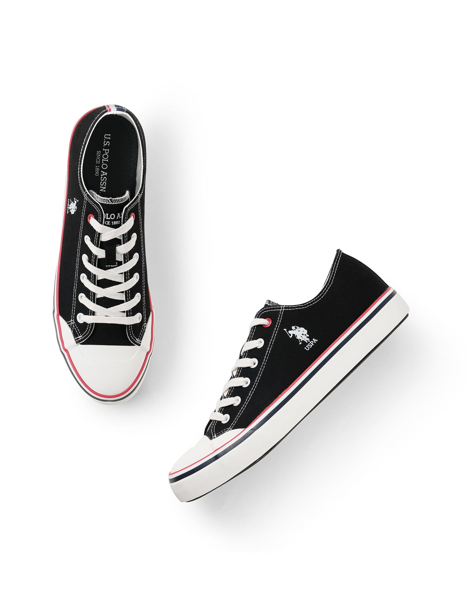 Men Kenna 2.0 Solid Sneakers Black - U.S. Polo Assn. India | Large