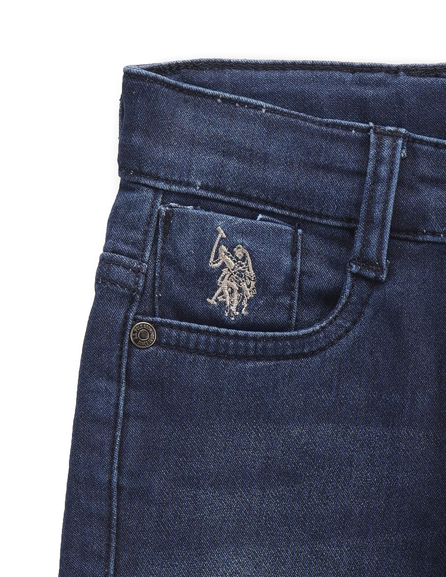 Boys Slim Fit Jeans Dark Blue - U.S. POLO ASSN. | Large