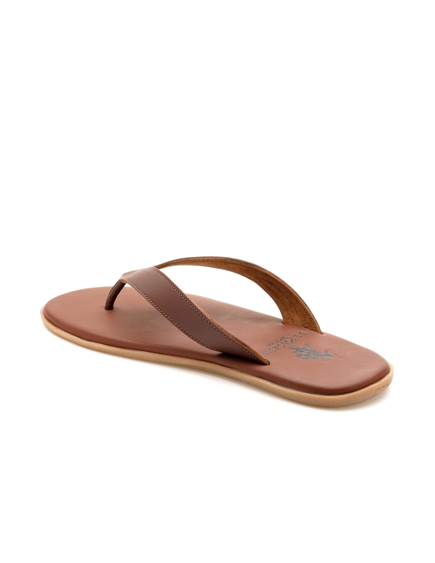 Men Aura Flip Flops Brown - U.S. Polo Assn. India | Large