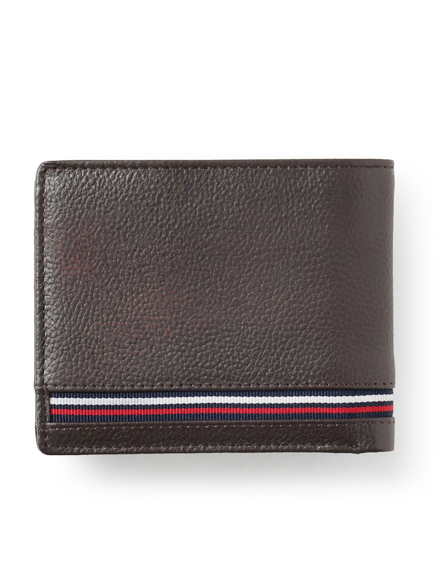 Bi-Fold Taping Leather Larisa Wallet Dark Brown - U.S. POLO ASSN. | Large
