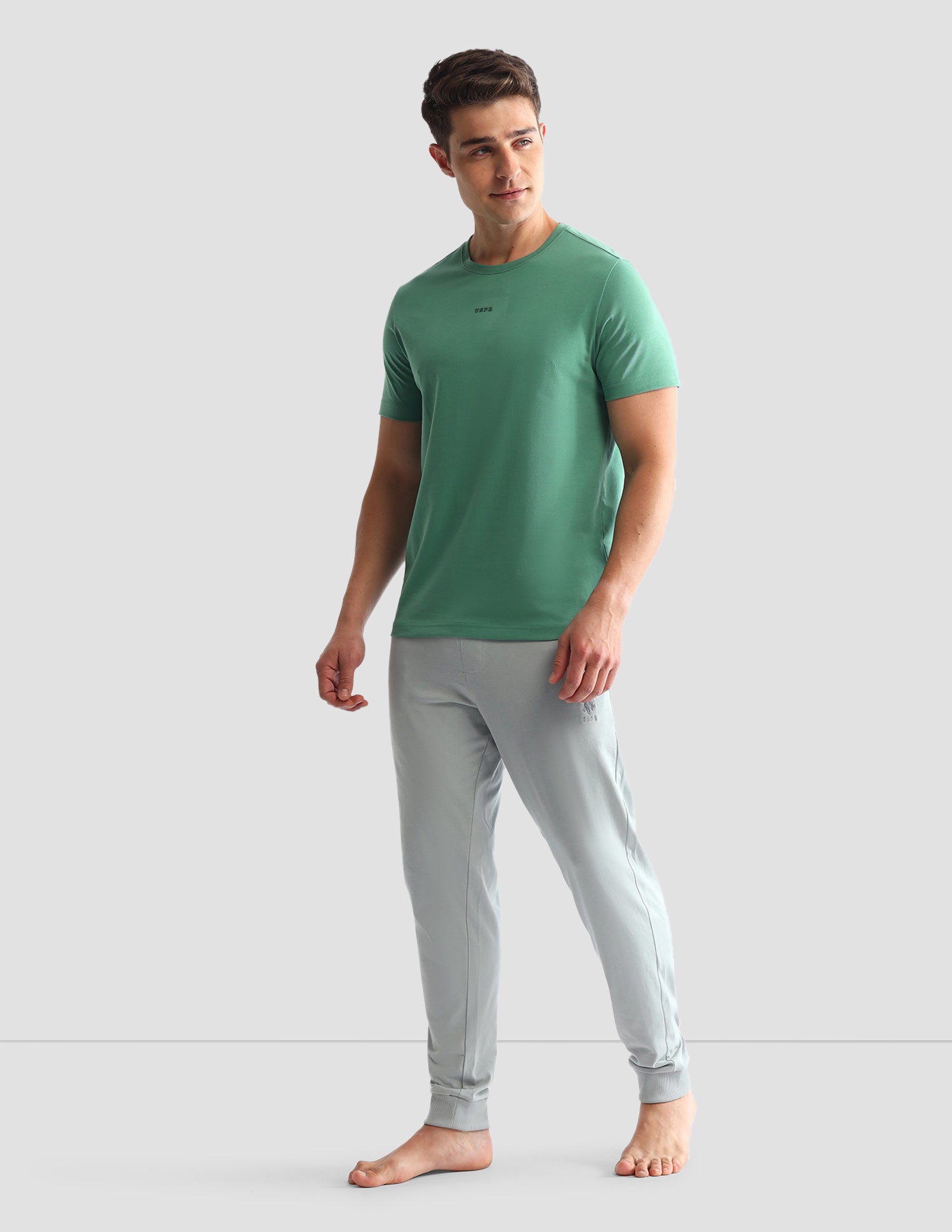 Solid Comfort Fit Loungewear T-Shirt Black - U.S. POLO ASSN. | Large