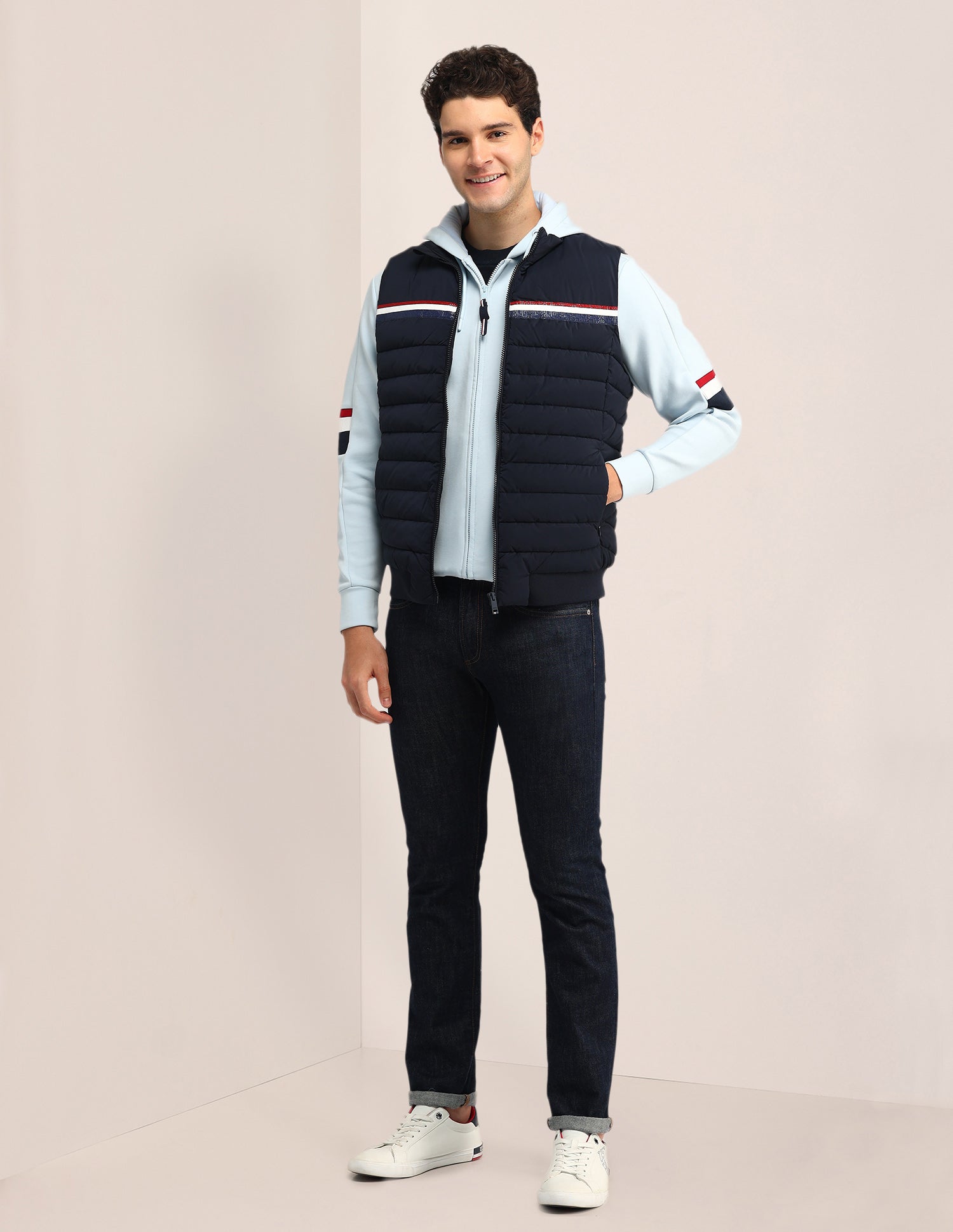 Solid Regular Fit Jacket Navy - U.S. POLO ASSN. | Large