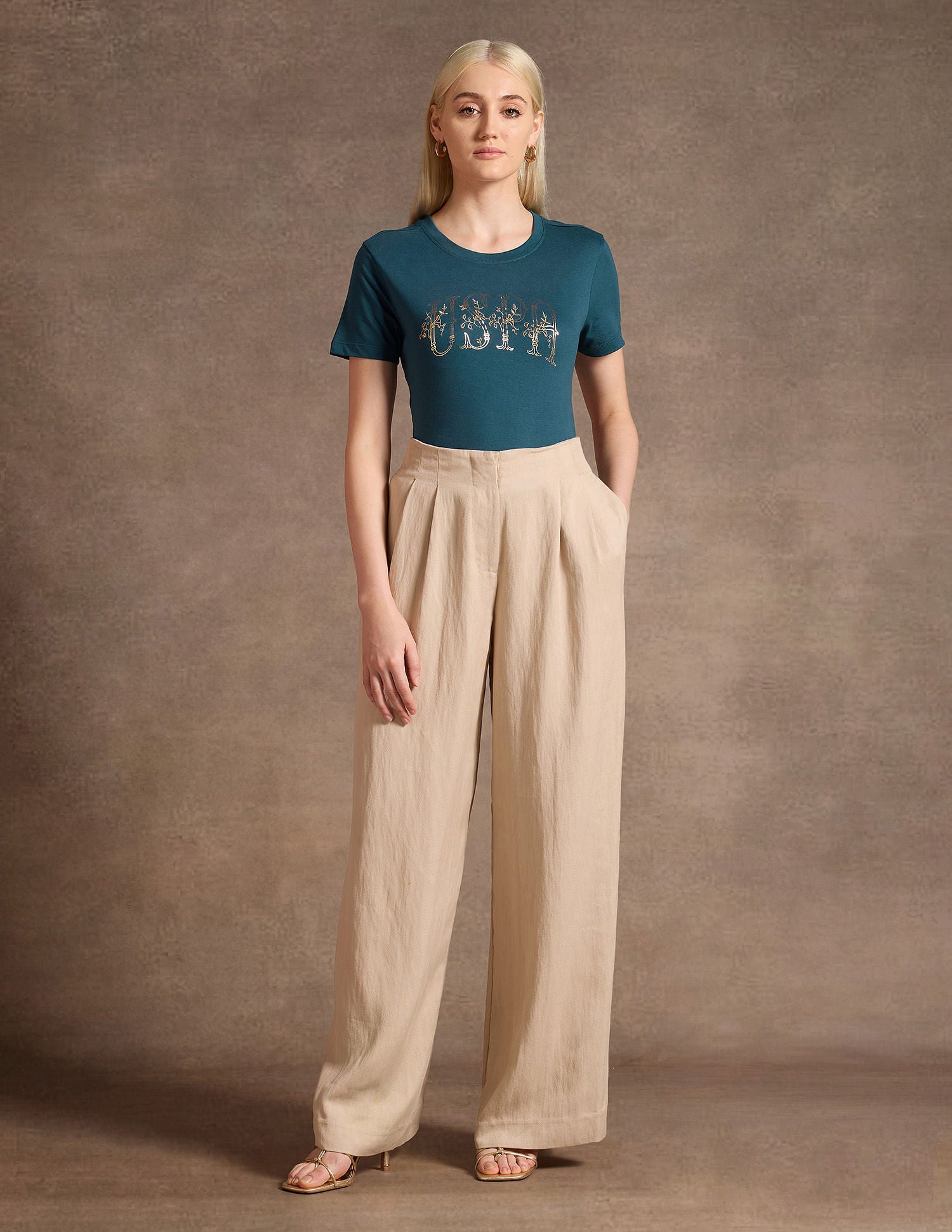 Regular Fit Embroidered Cotton T-Shirt Blue - U.S. POLO ASSN. | Large