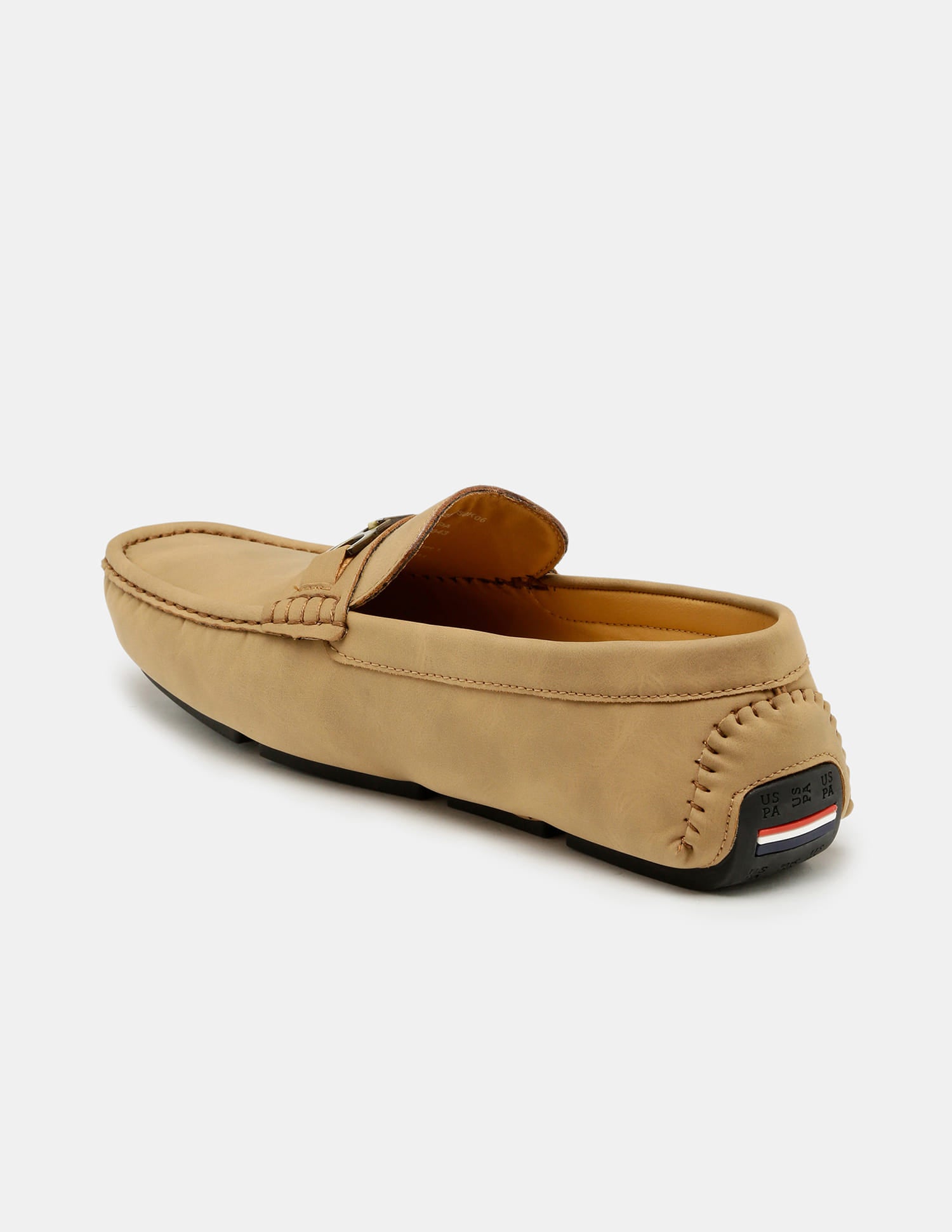 Round Toe Merrick Loafers Tan - U.S. Polo Assn. India | Large