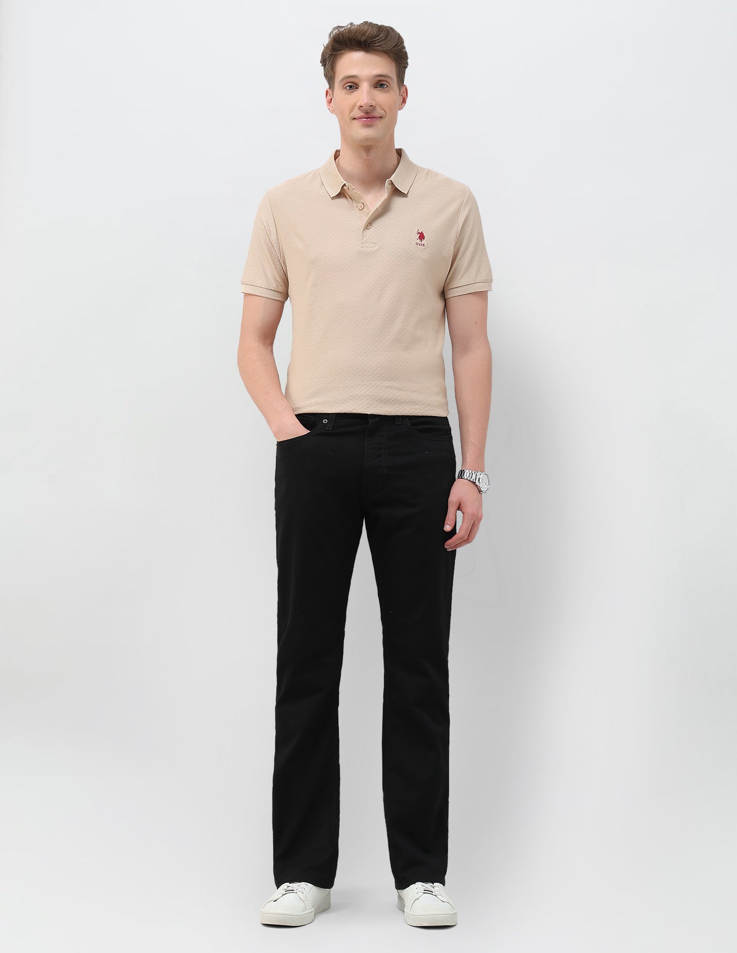 Connor Boot Cut Black Jeans Black - U.S. POLO ASSN. | Large