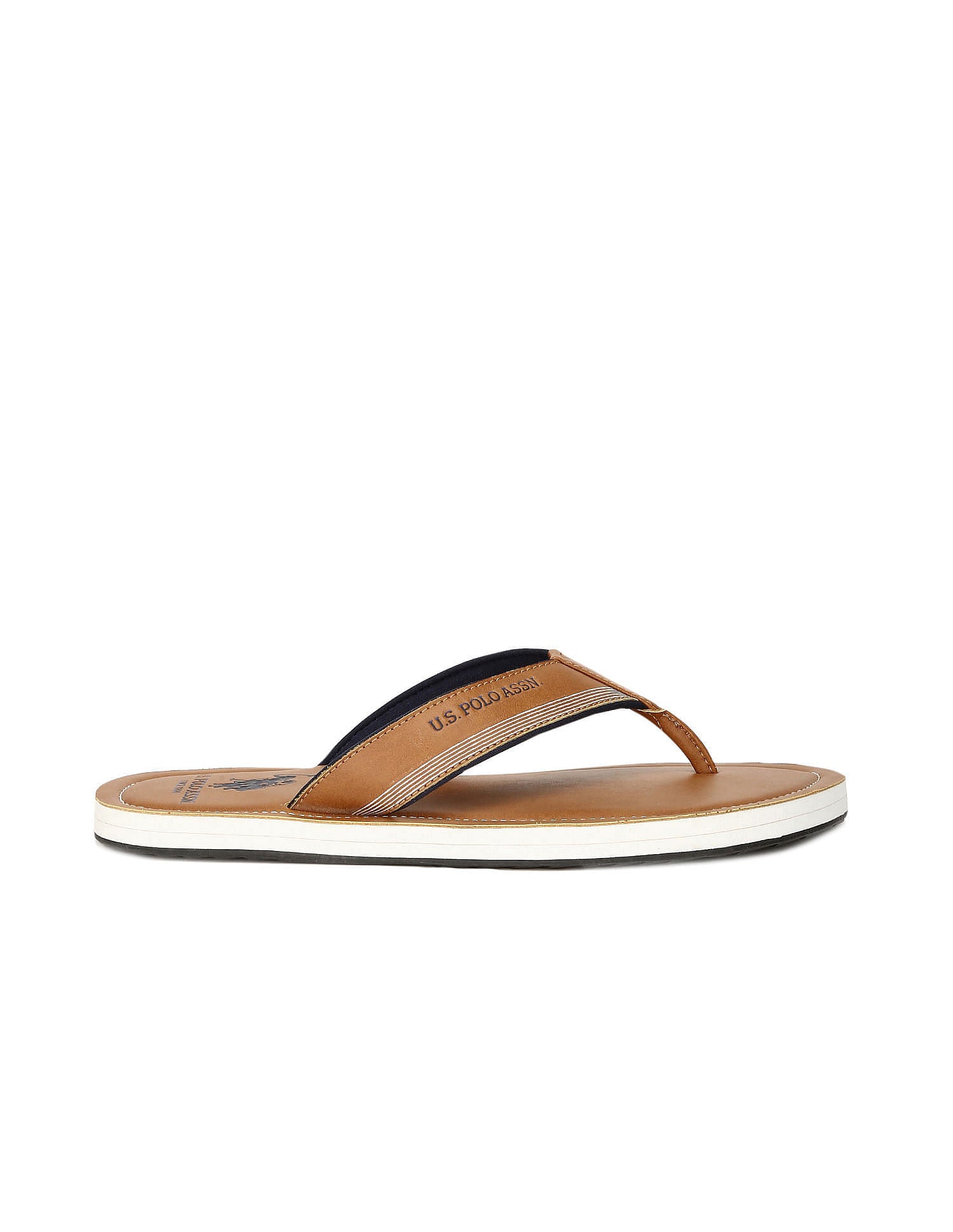 Men Ovi 3 Slippers Tan - U.S. POLO ASSN. | Large