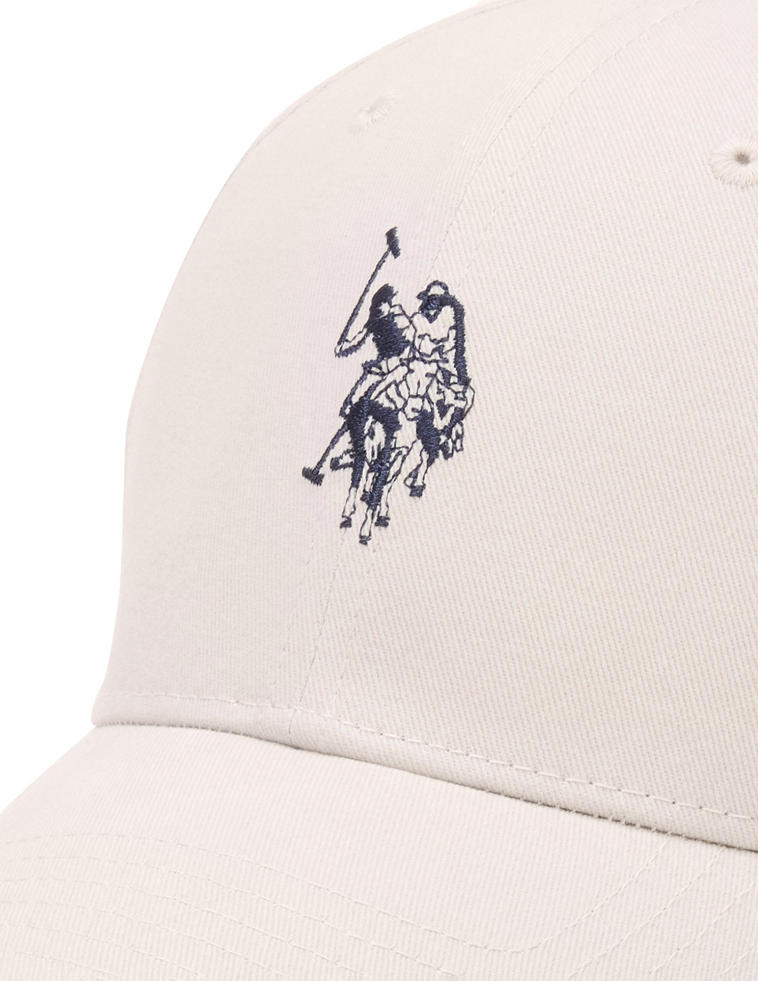 Brand Embroidered Twill Cap Beige - U.S. POLO ASSN. | Large