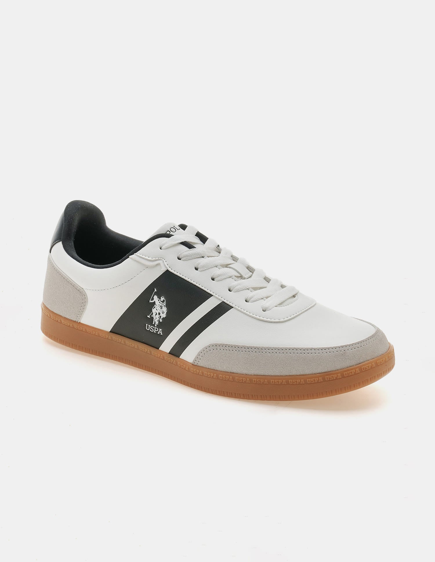 Men Hilton 2.0 Colourblocked Sneakers White - U.S. Polo Assn. India | Large