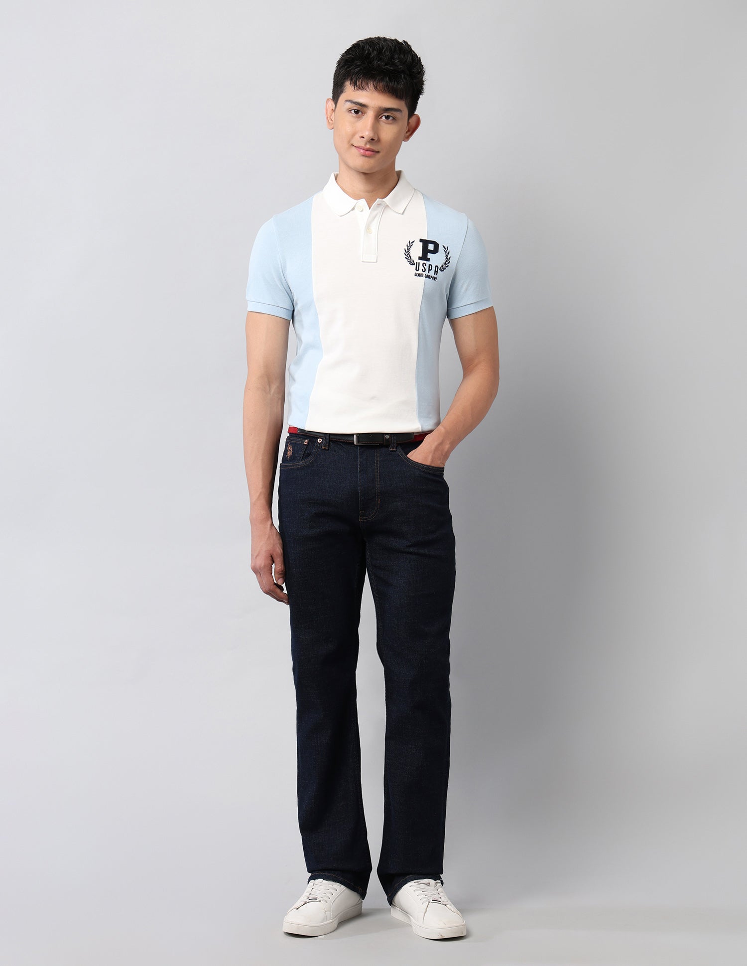 Connor Bootcut Blue Jeans Rinse Wash - U.S. Polo Assn. India | Large