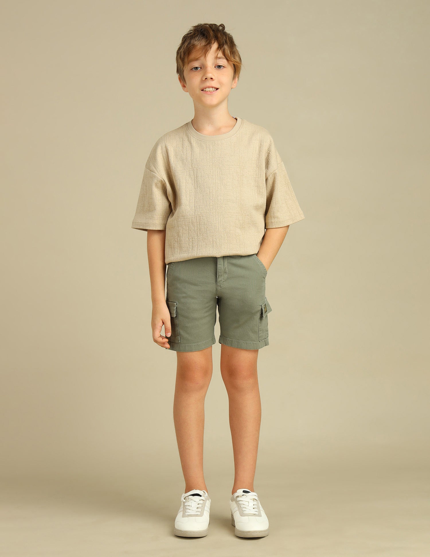 Boys Pure Cotton Regular Fit Shorts Medium Grey - U.S. POLO ASSN. | Large