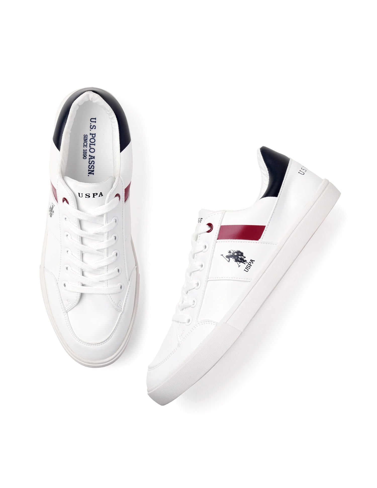 Men Narlin 2.0 Colourblocked Sneakers White - U.S. Polo Assn. India | Large