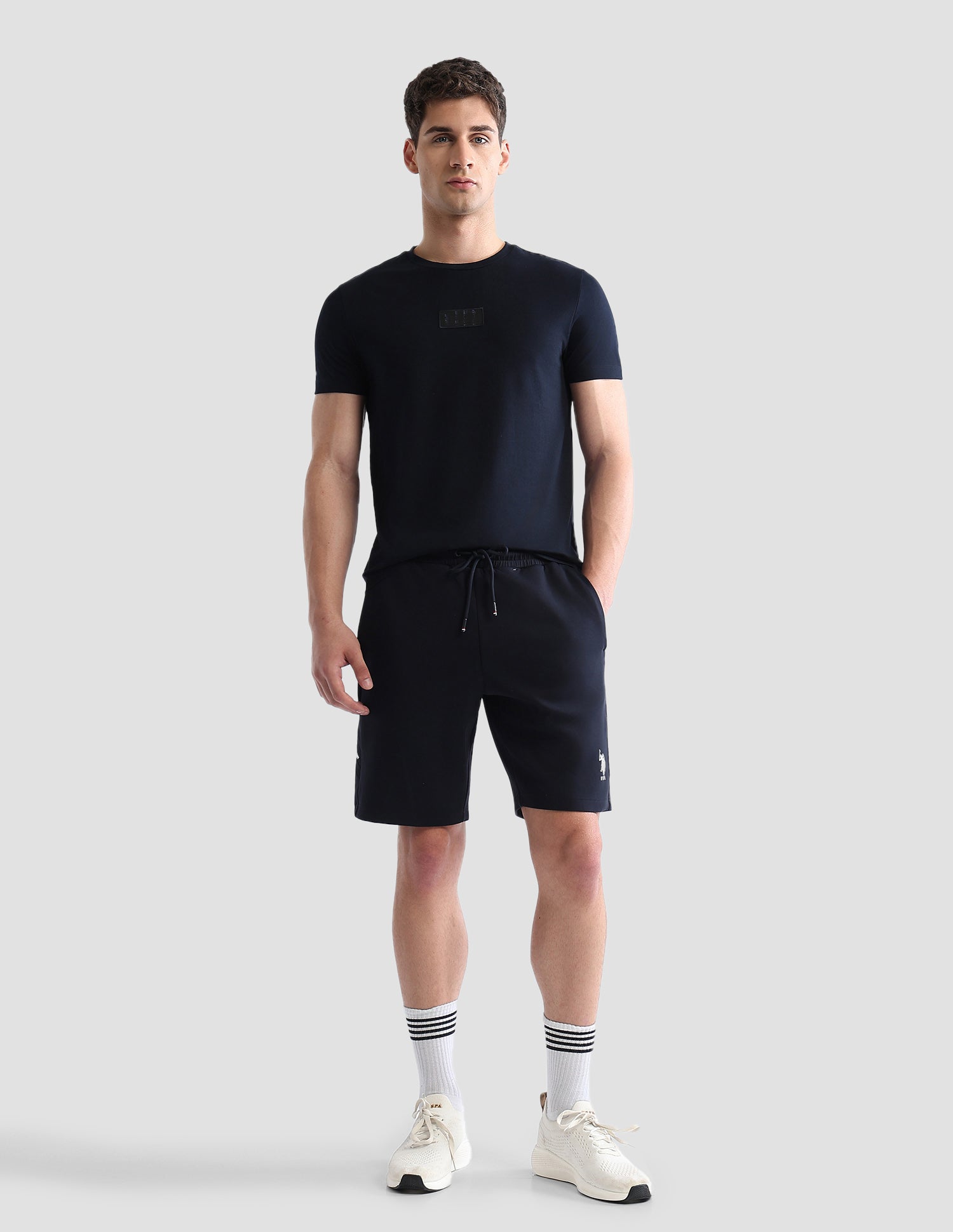 Solid Slim Fit Active T-Shirt Navy - U.S. POLO ASSN. | Large