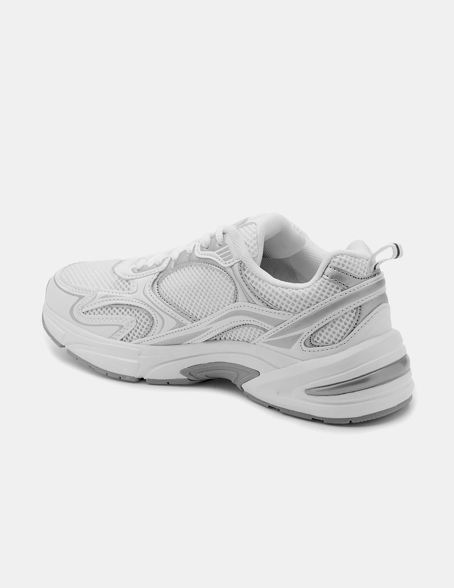 Women Eun-Ji Colour Blocked Sneakers Off White - U.S. POLO ASSN. | Large