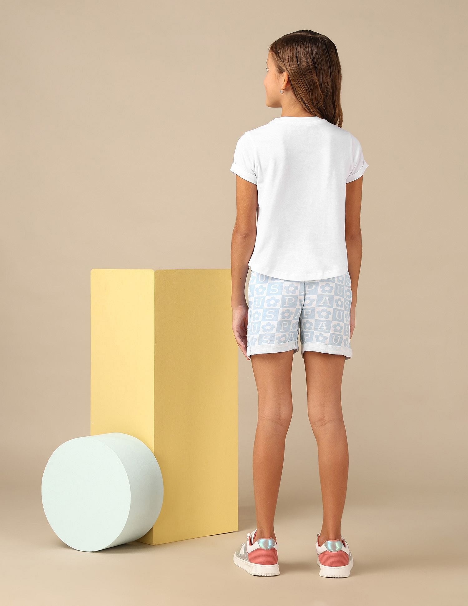 Girl Squad Pure Cotton T-Shirt White - U.S. POLO ASSN. | Large