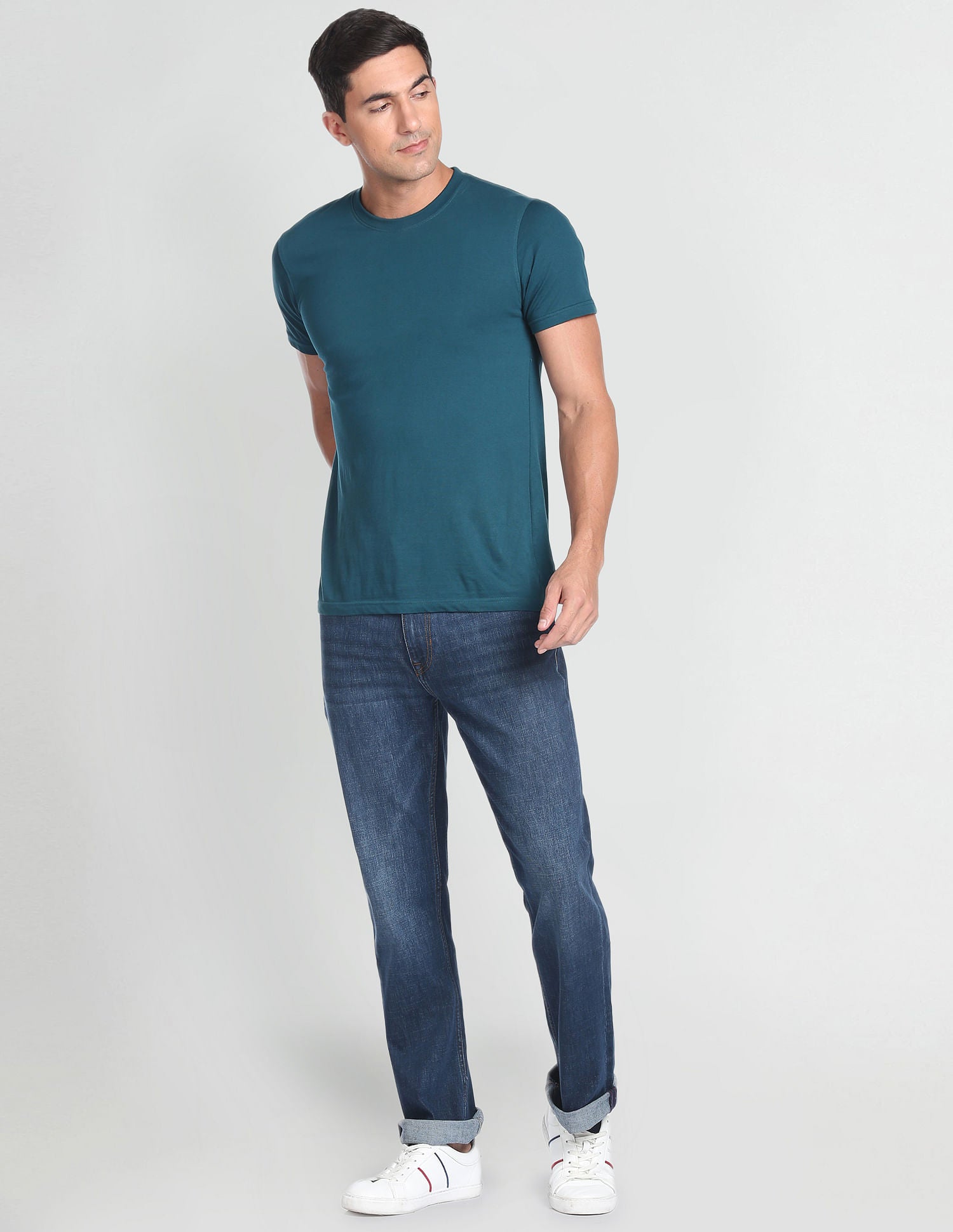 Recycled Cotton Bootcut Fit Jeans Dark Blue - U.S. Polo Assn. India | Large