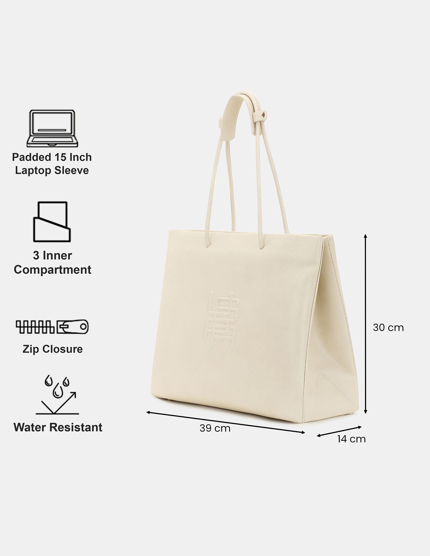 Women Billei Spacious Tote Bag Dark Grey - U.S. POLO ASSN. | Large