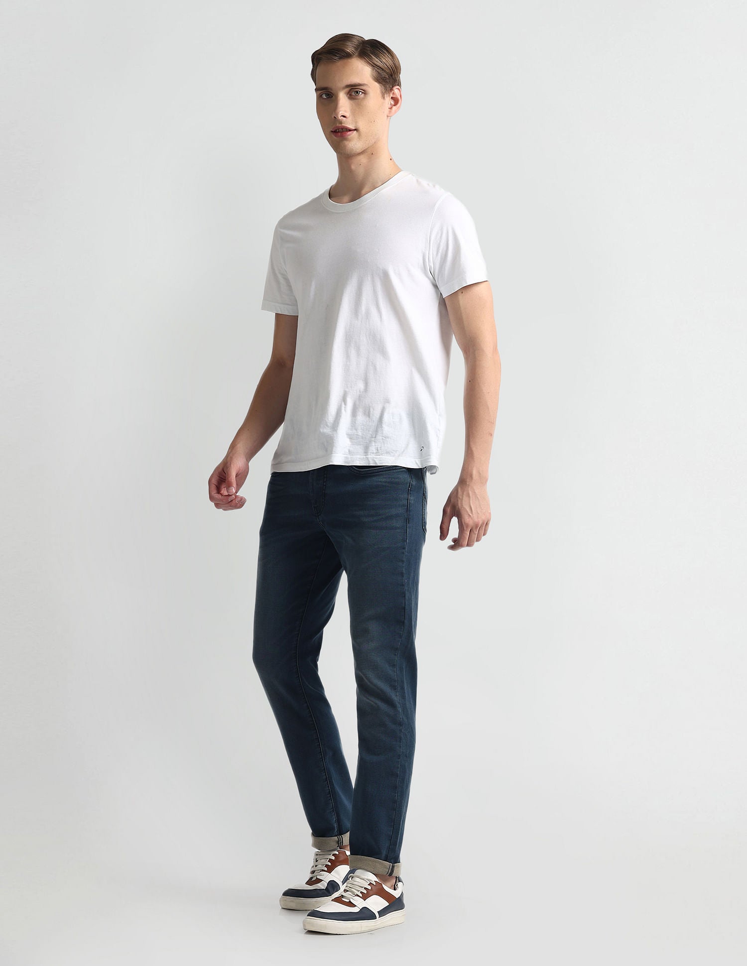 Brandon Slim Tapered Blue Jeans Blue - U.S. Polo Assn. India | Large