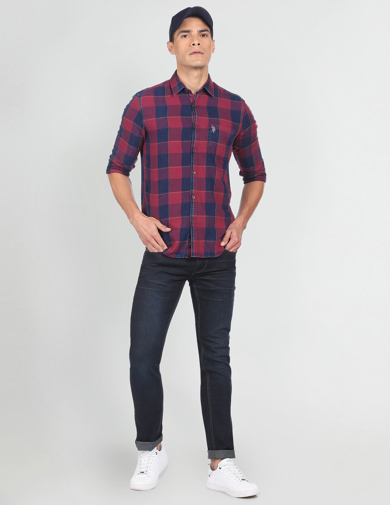 Regallo Skinny Fit Rinsed Jeans Blue - U.S. POLO ASSN. | Large