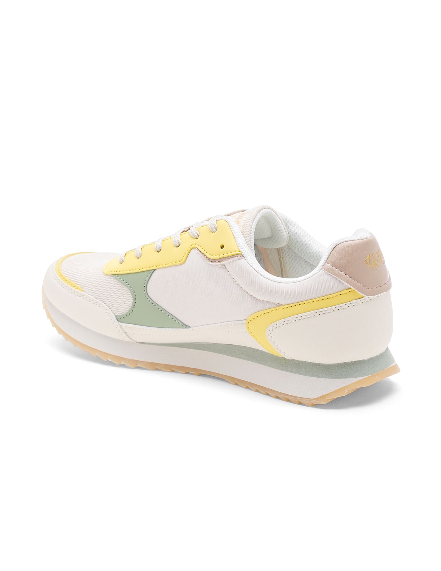 Women Colour Block Alora Sneakers Yellow - U.S. POLO ASSN. | Large