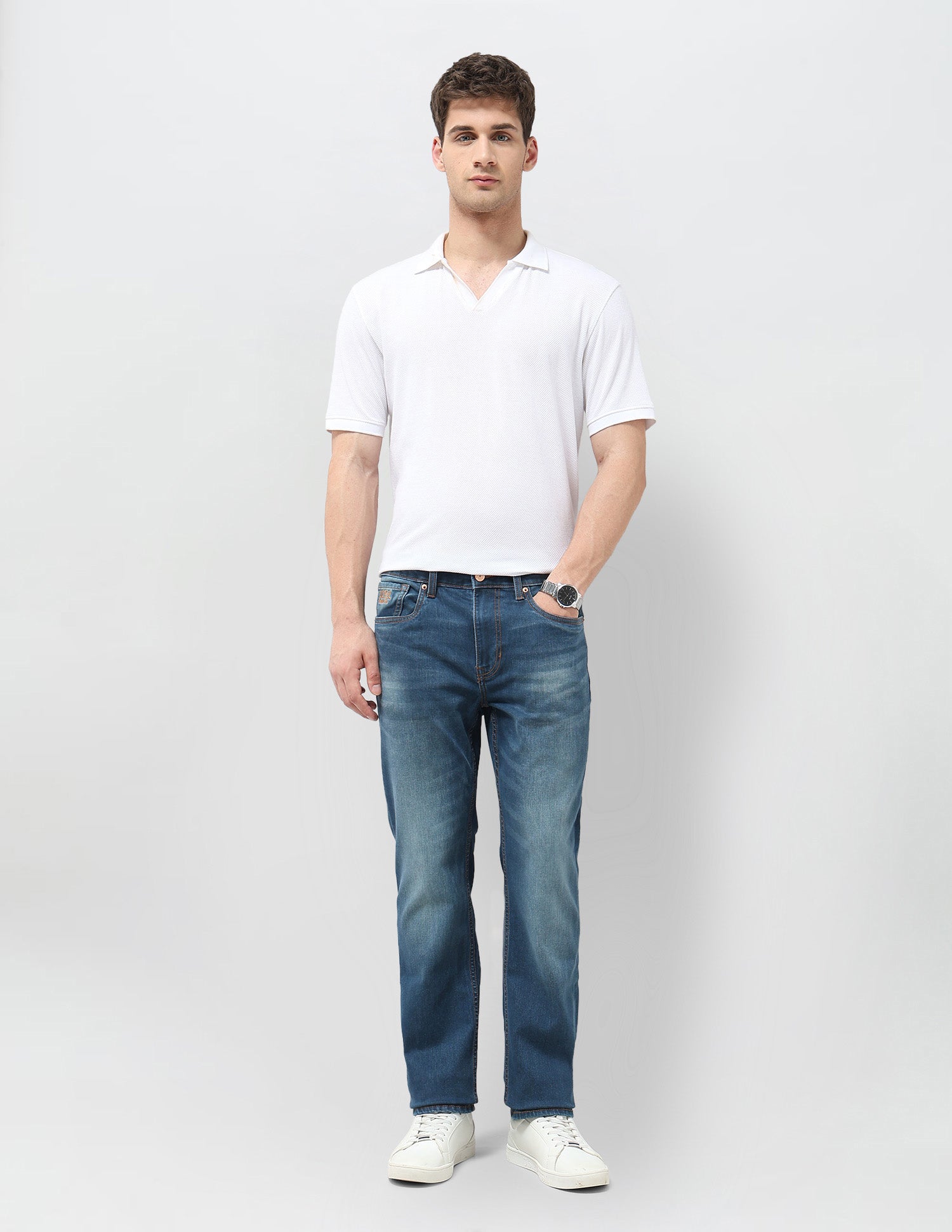 Harold Slim Straight Fit Blue Jeans Indigo - U.S. Polo Assn. India | Large