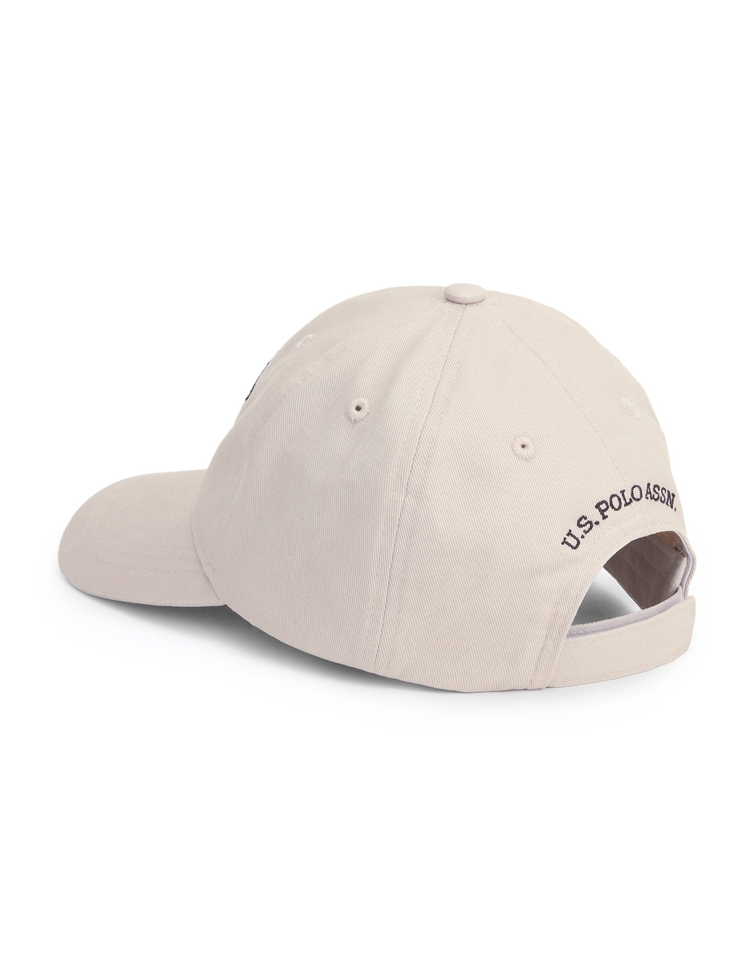 Embroidered Twill Cap Beige - U.S. Polo Assn. India | Large