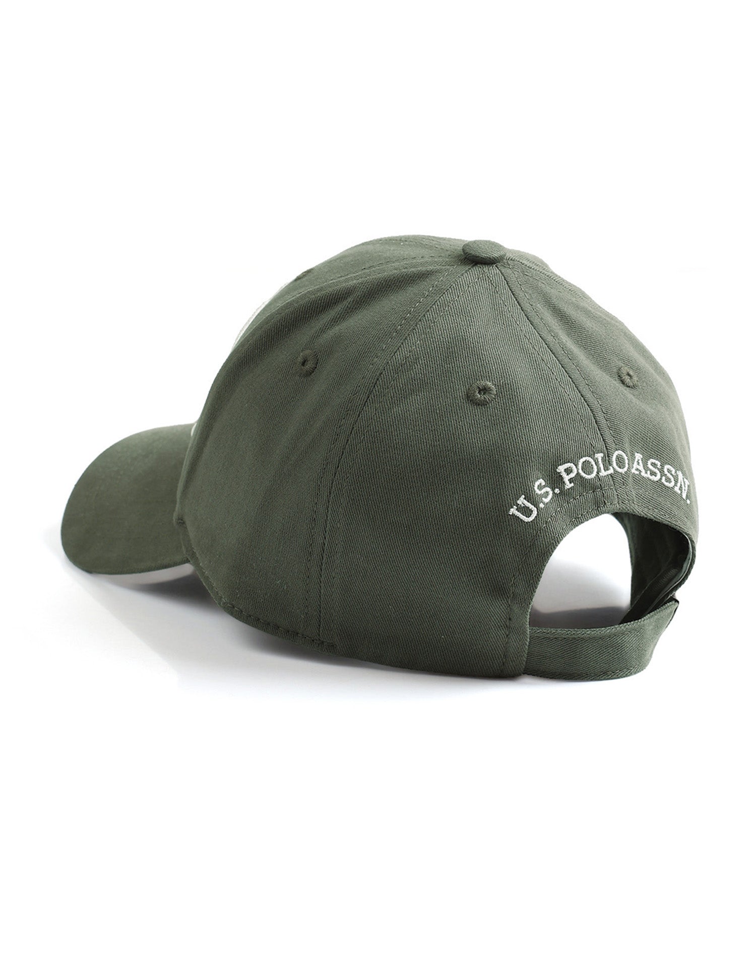 Brand Embroidered Twill Cap Olive - U.S. Polo Assn. India | Large