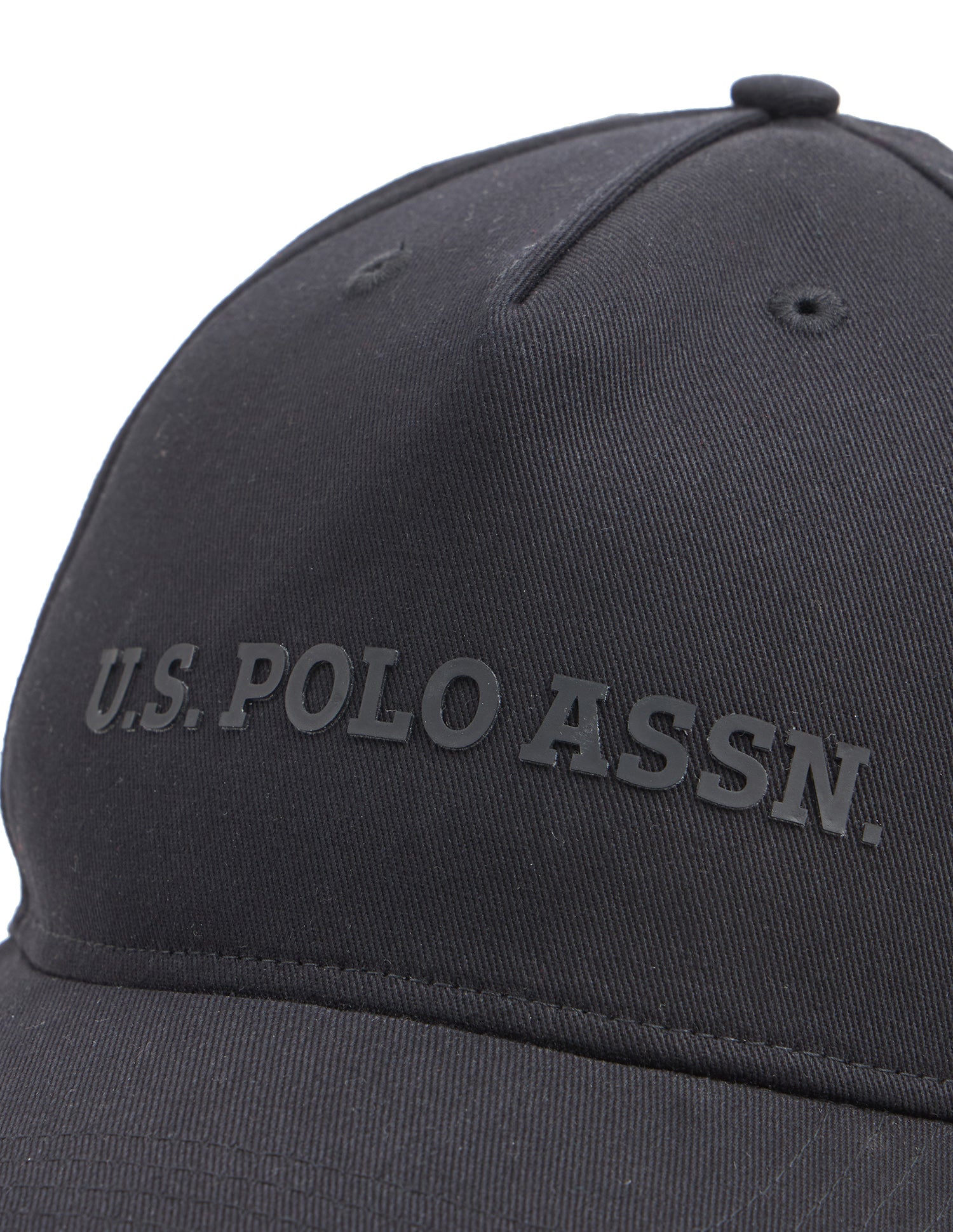 Brand Embossed Twill Cap Black - U.S. Polo Assn. India | Large
