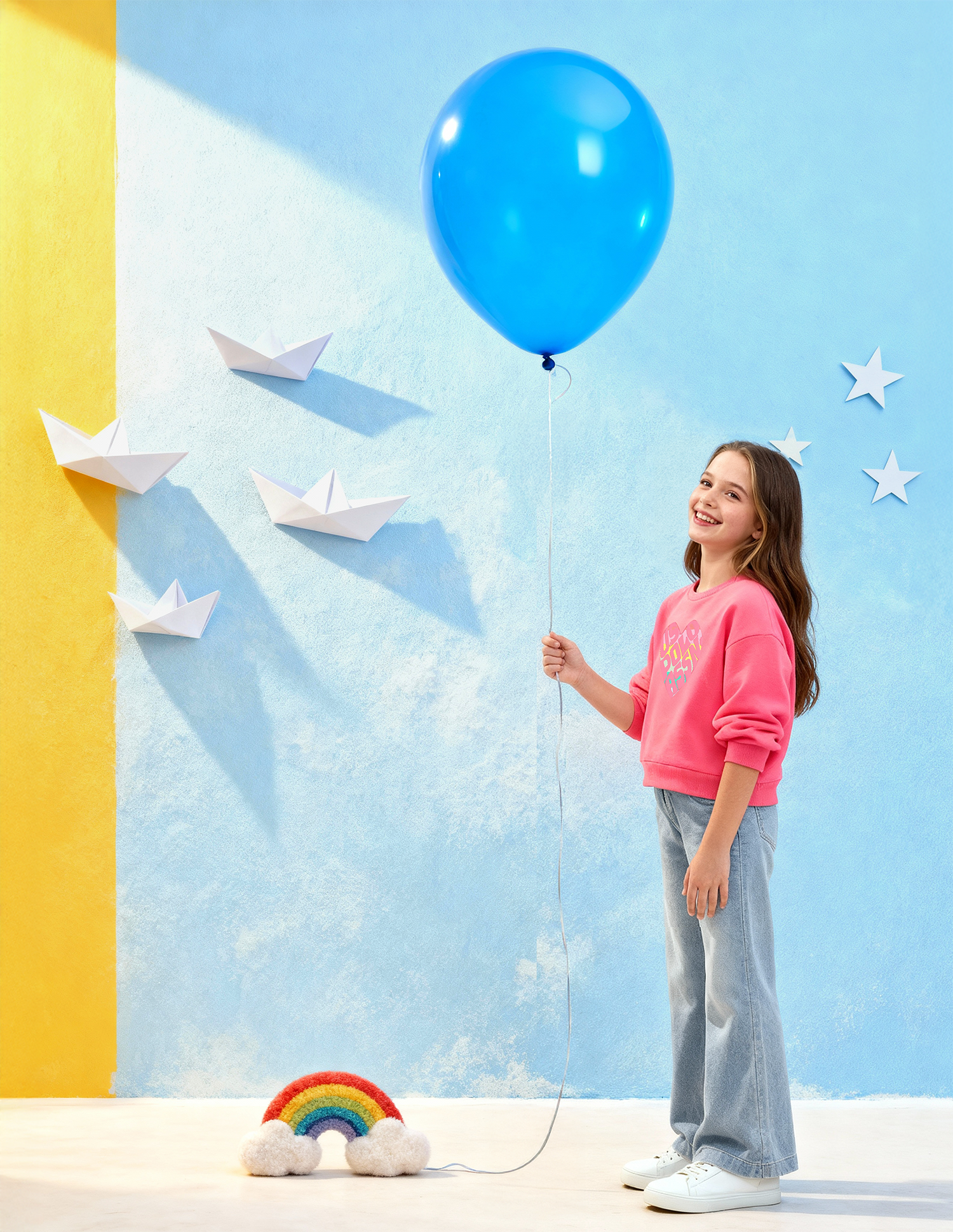 Brand Printed Regular Fit Sweatshirt