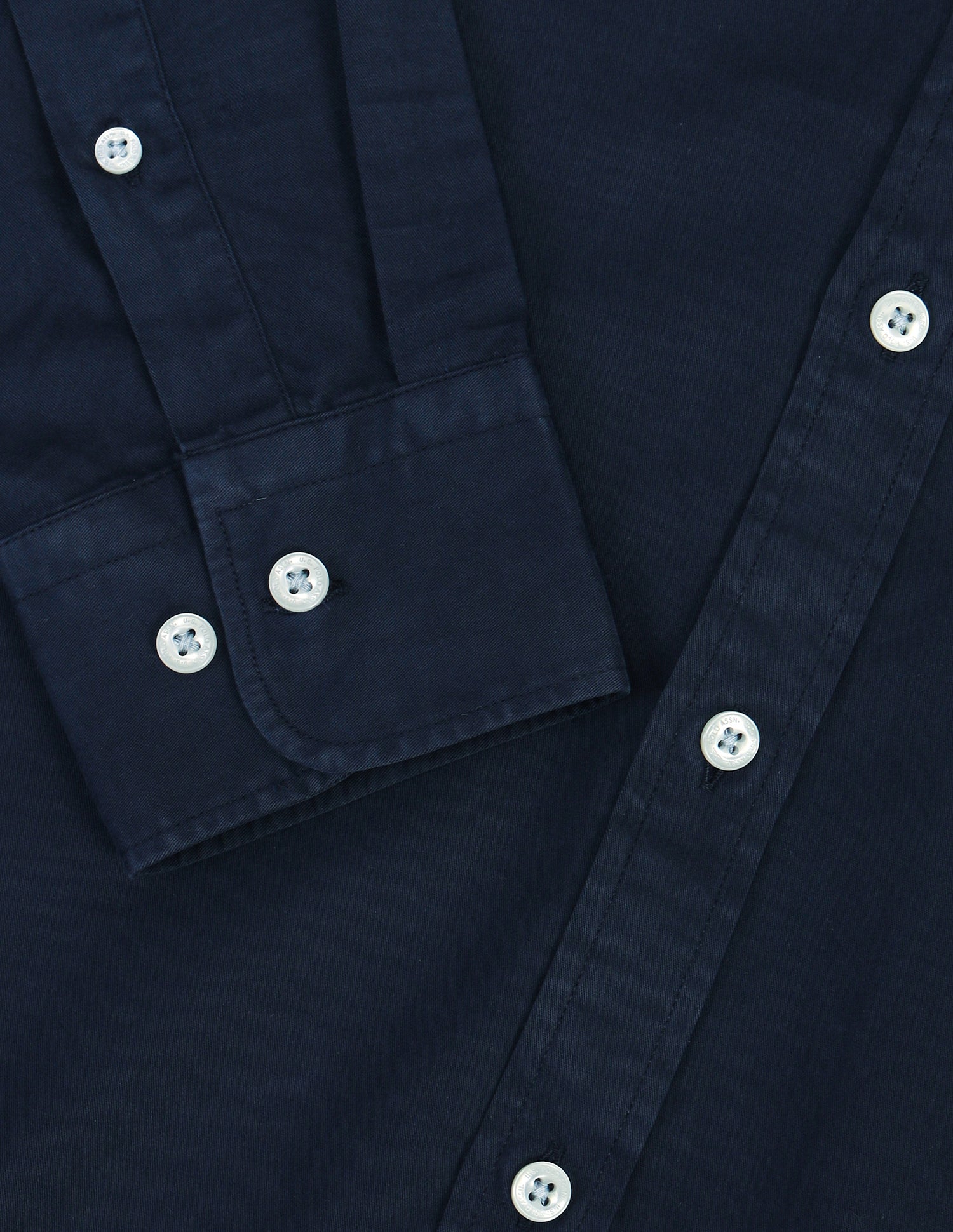 Tailored Fit Cotton Shirt Navy - U.S. POLO ASSN. | Large