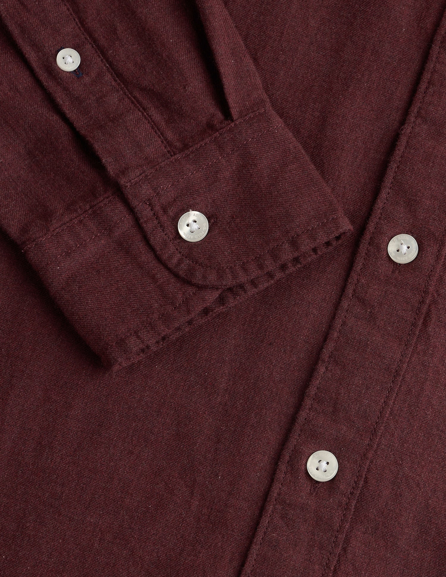 Solid Slim Fit Shirt Maroon - U.S. Polo Assn. India | Large