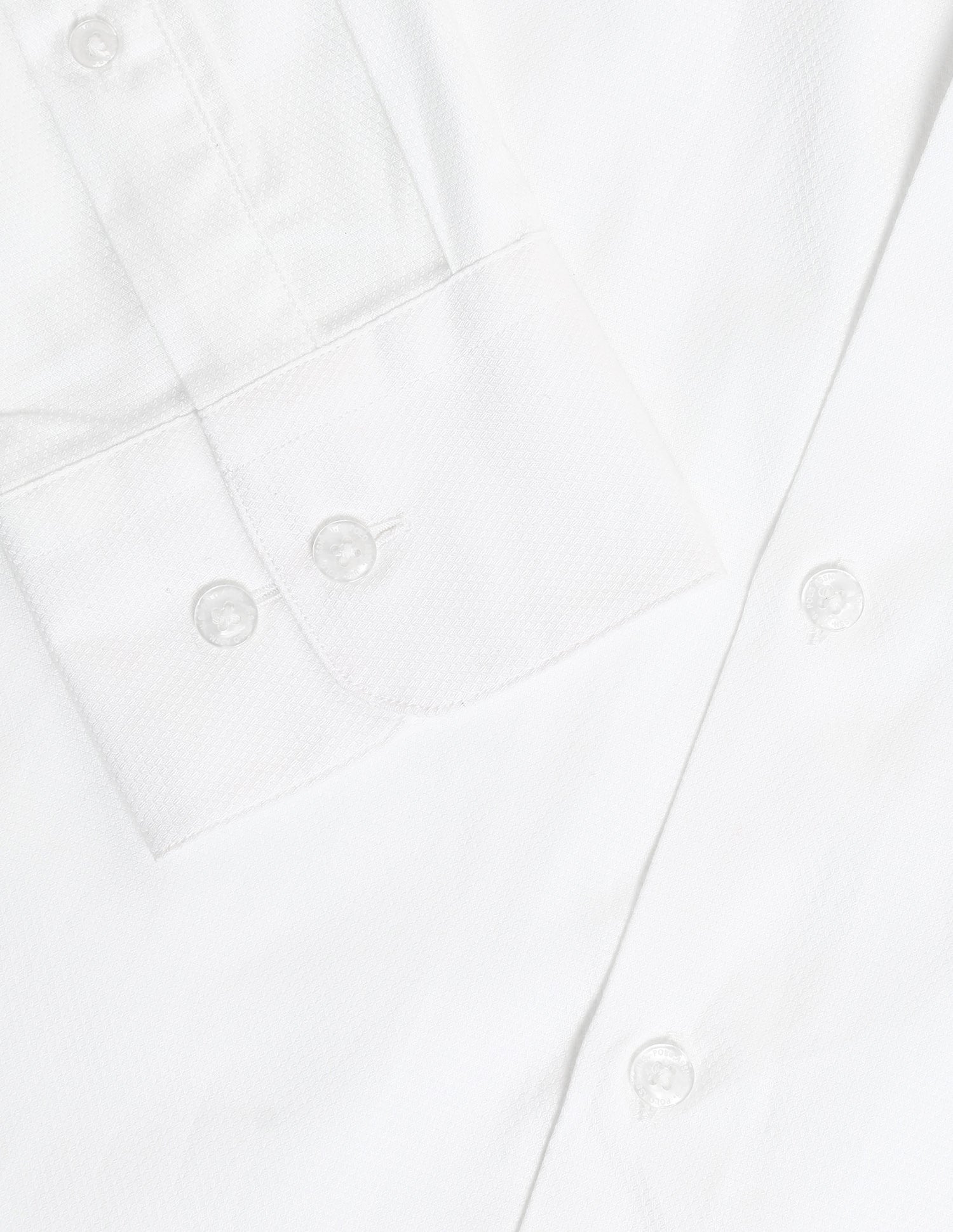 Solid Regular Fit Shirt White - U.S. POLO ASSN. | Large