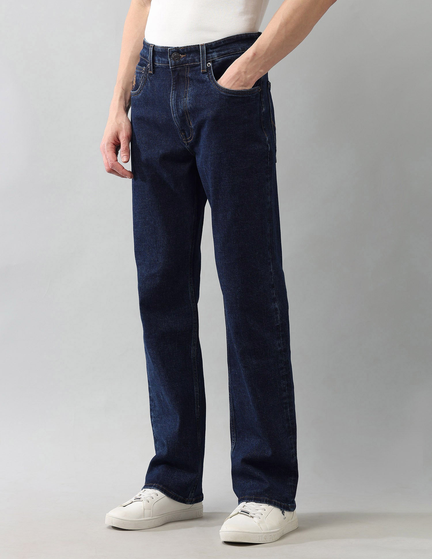 Vintage Connor Bootcut Fit Blue Jeans Blue - U.S. Polo Assn. India | Large