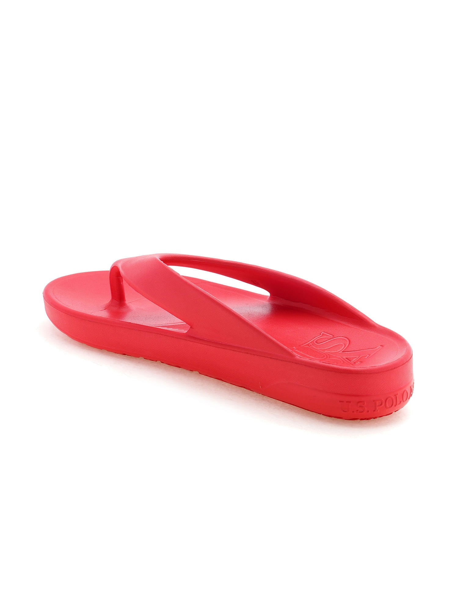 Men Axel Dk. Red Foam Walk Flip Flop Red - U.S. Polo Assn. India | Large